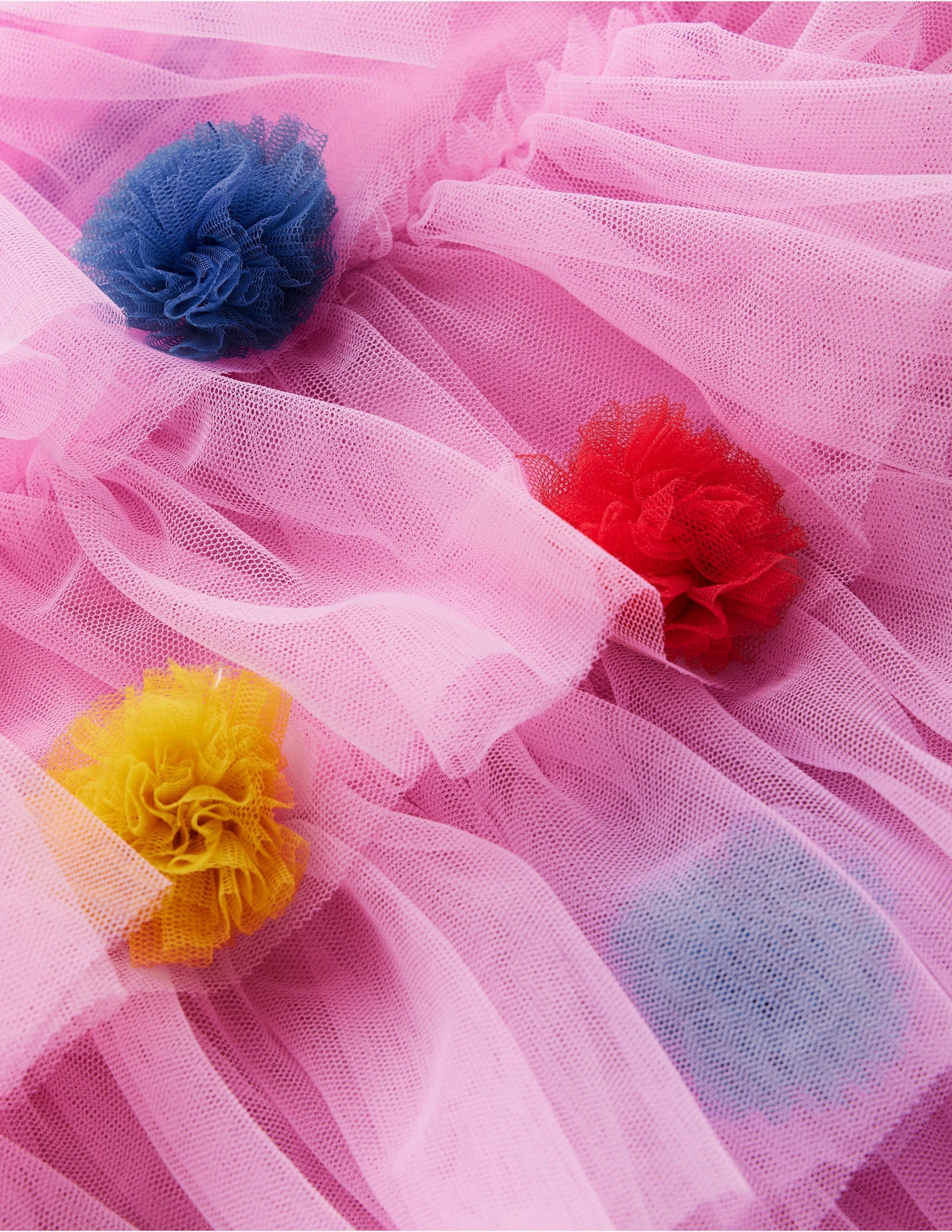 Tiered Tulle Jacket-Pink Poms-3