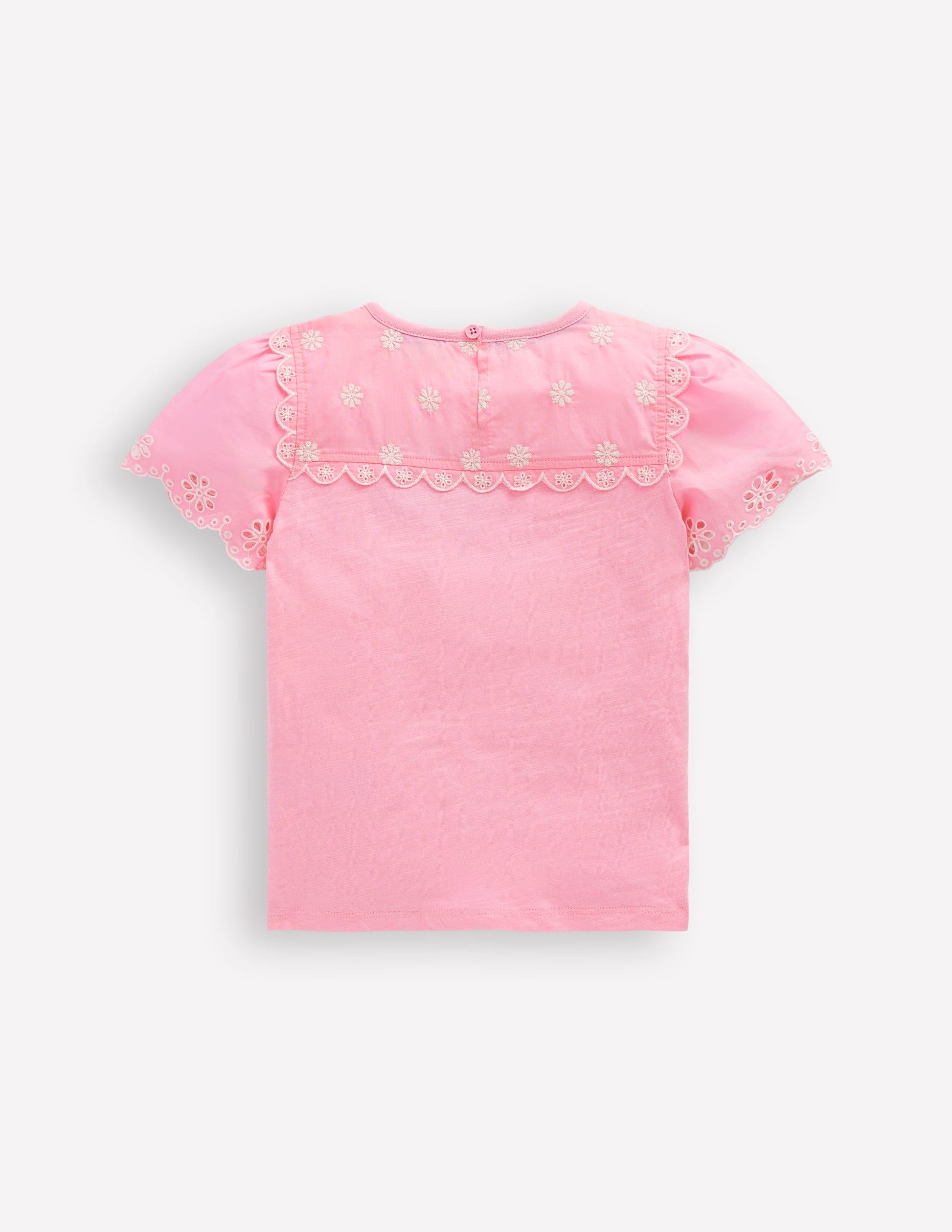 Broderie Sleeve Tee-Vintage Mauve-2