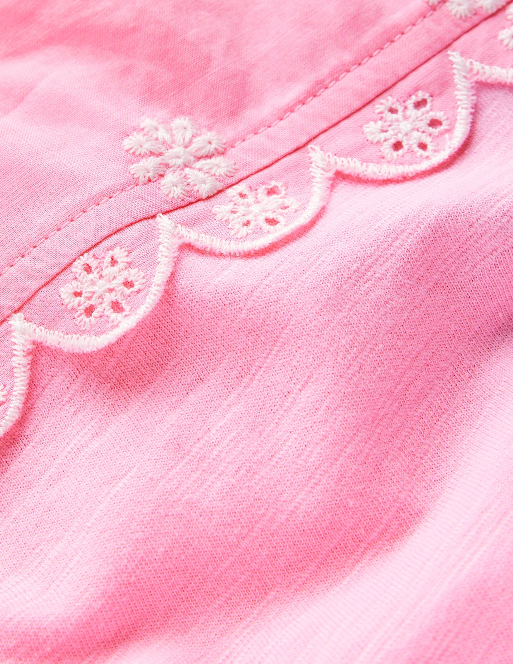 Broderie Sleeve Tee-Vintage Mauve-3