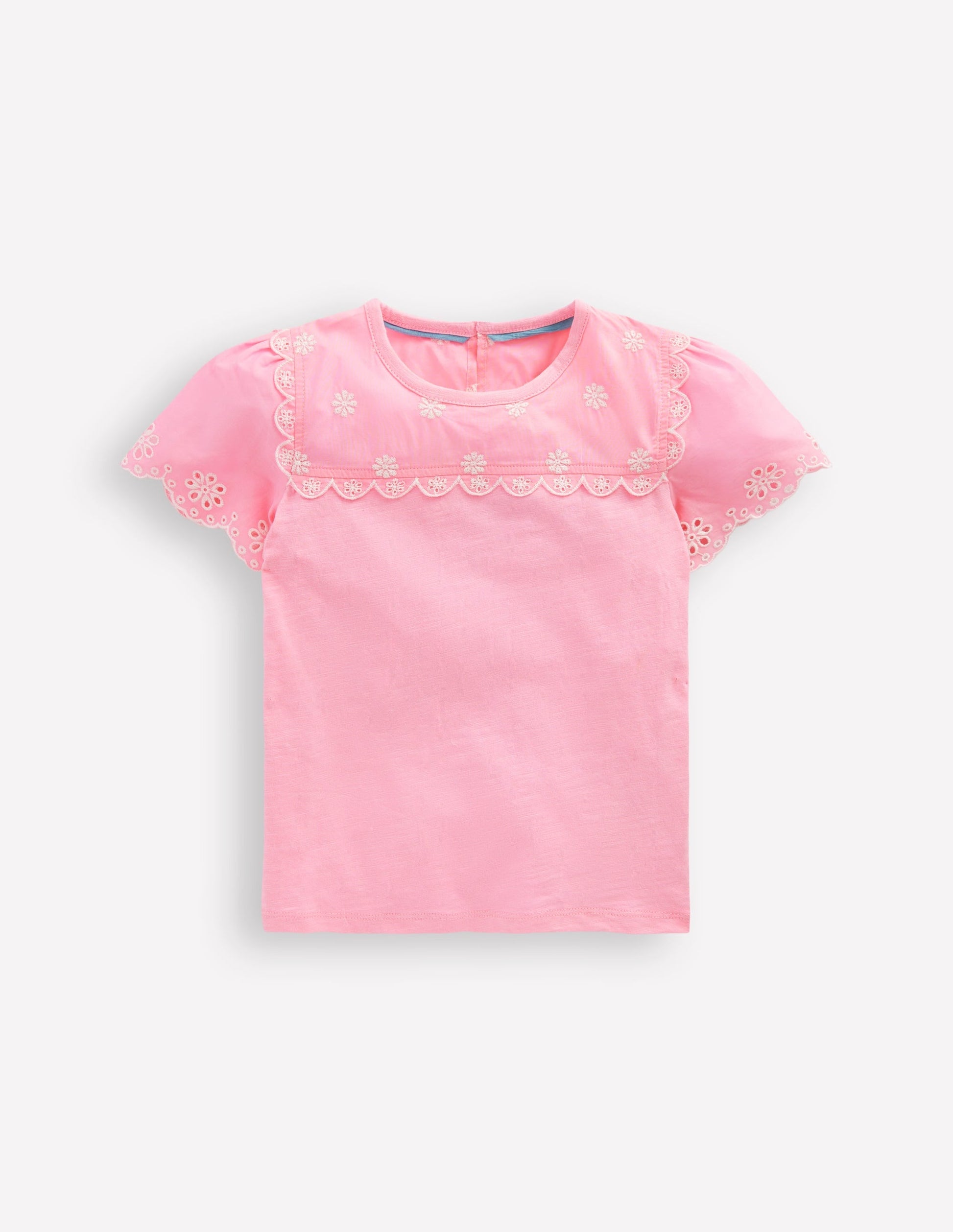 Broderie Sleeve Tee-Vintage Mauve-1