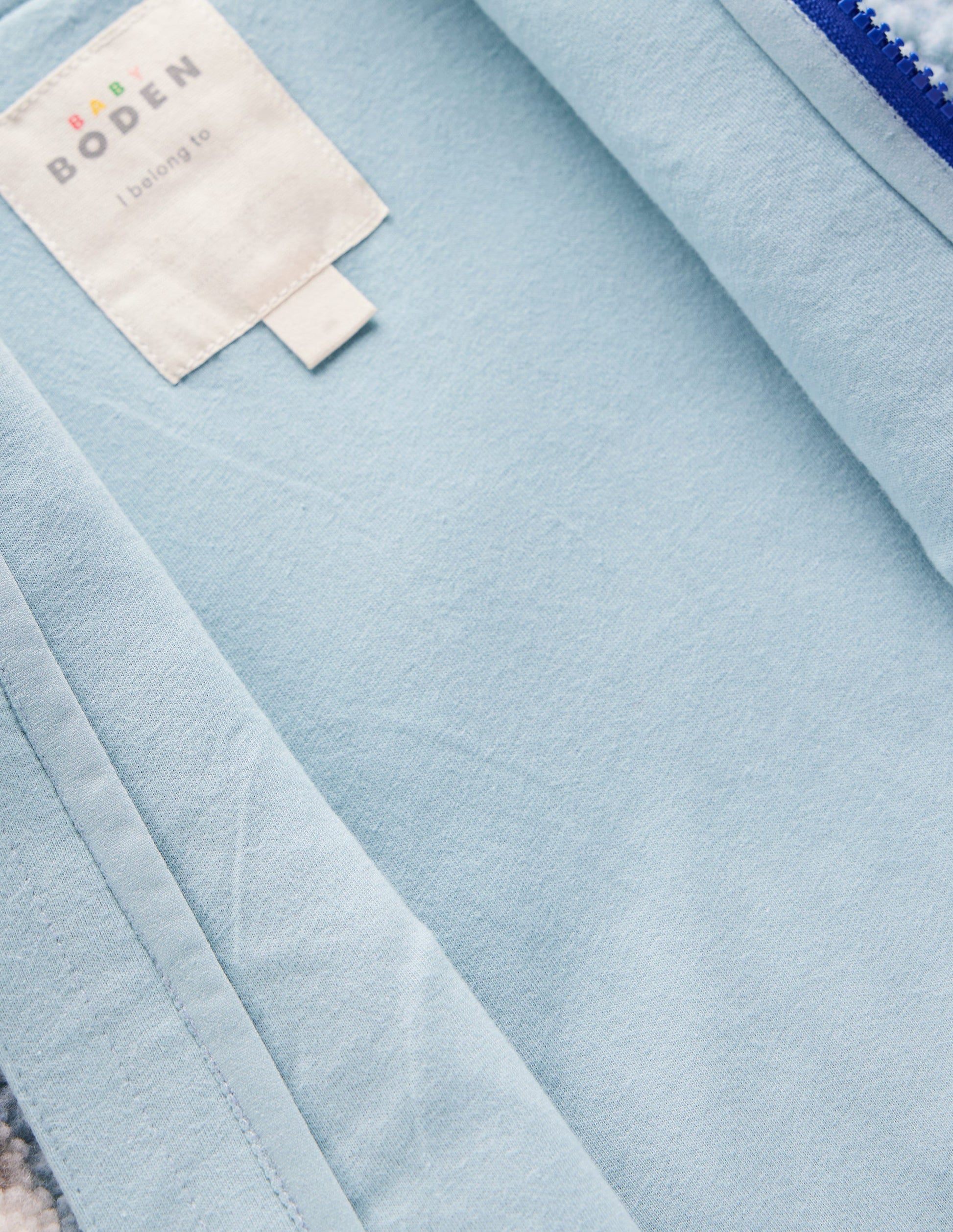 Borg Fleece-Vintage Blue Sheep-5