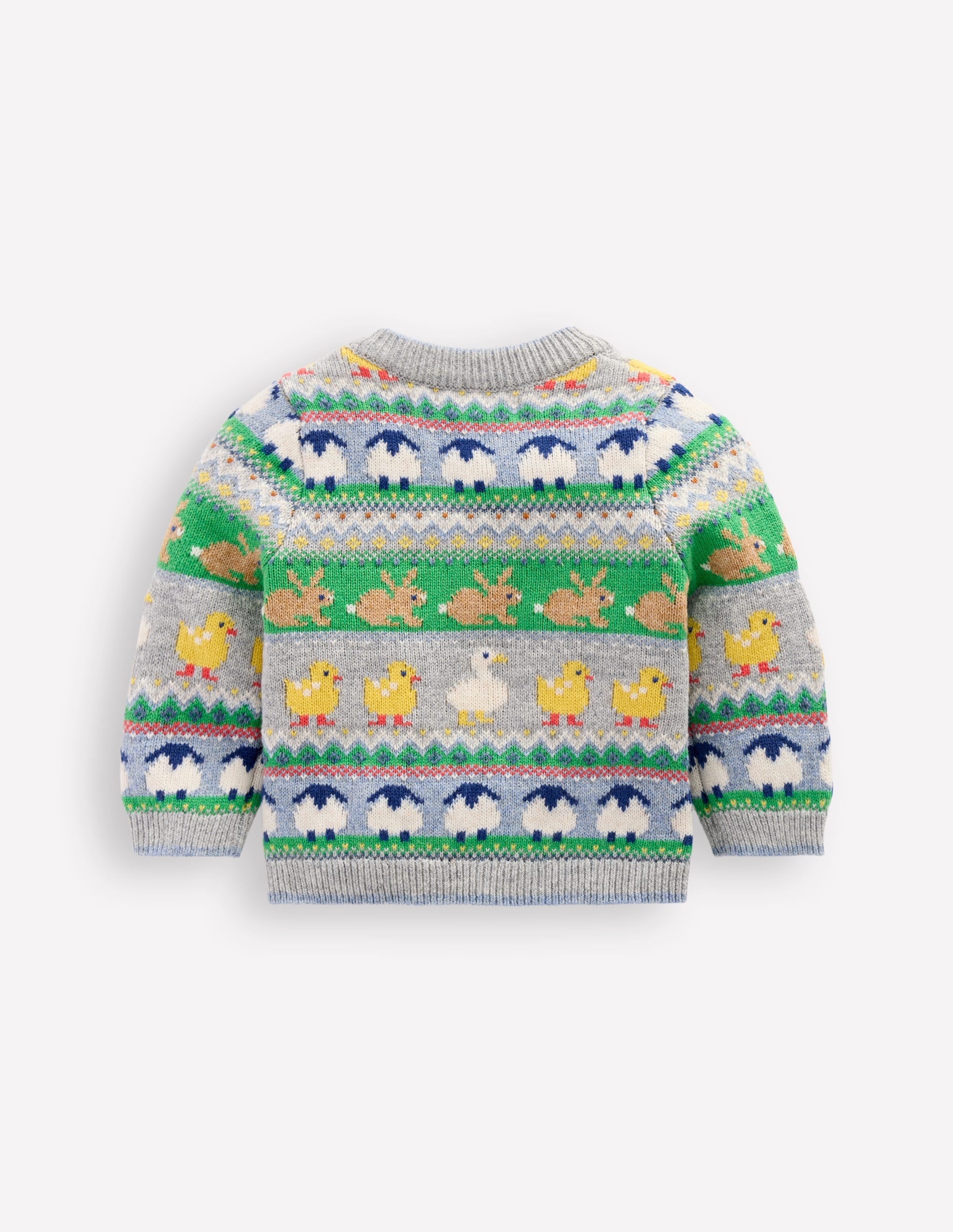 Fair Isle Jumper-Multi Easter Fair Isle - Image 3