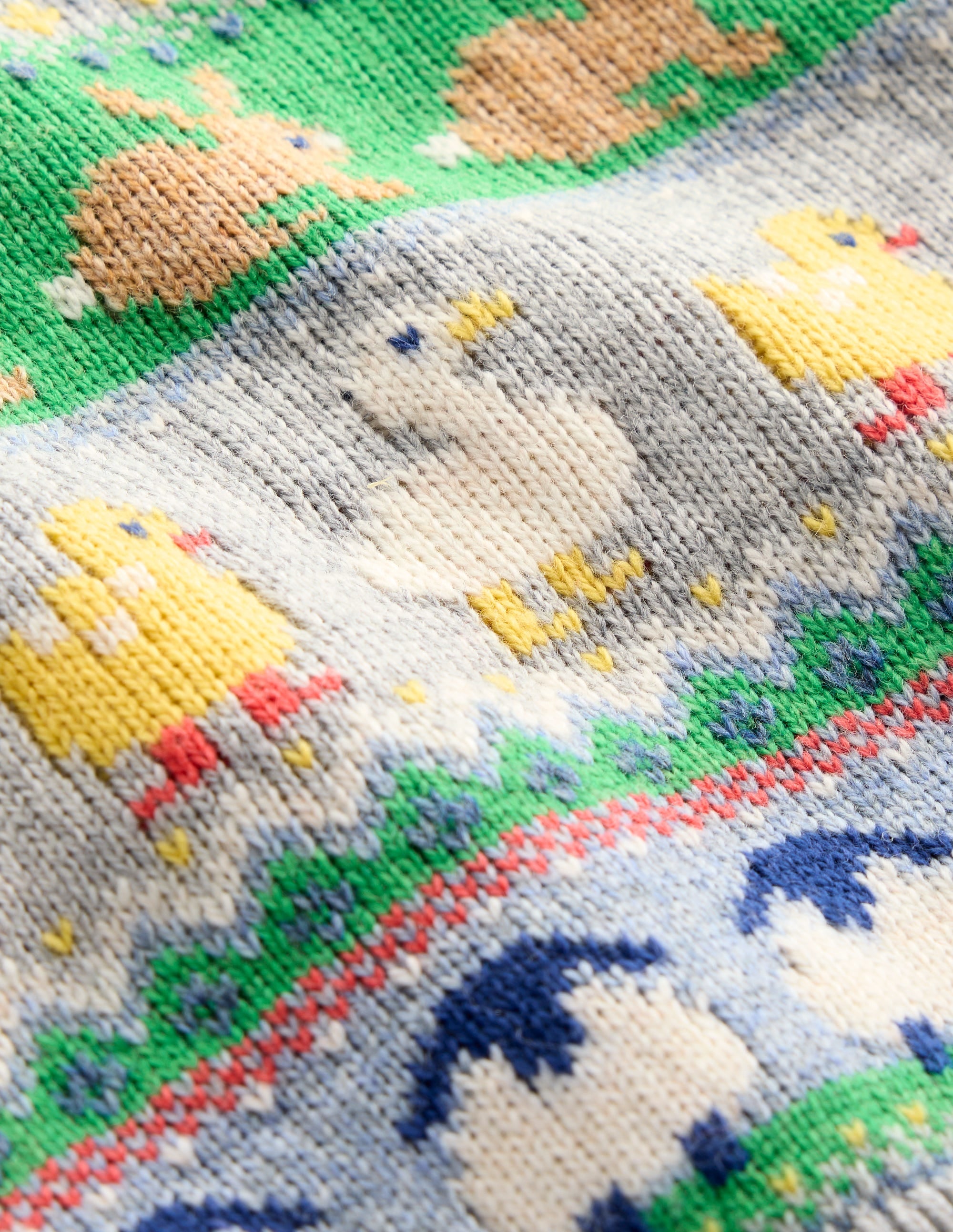 Fair Isle Jumper-Multi Easter Fair Isle - Image 4