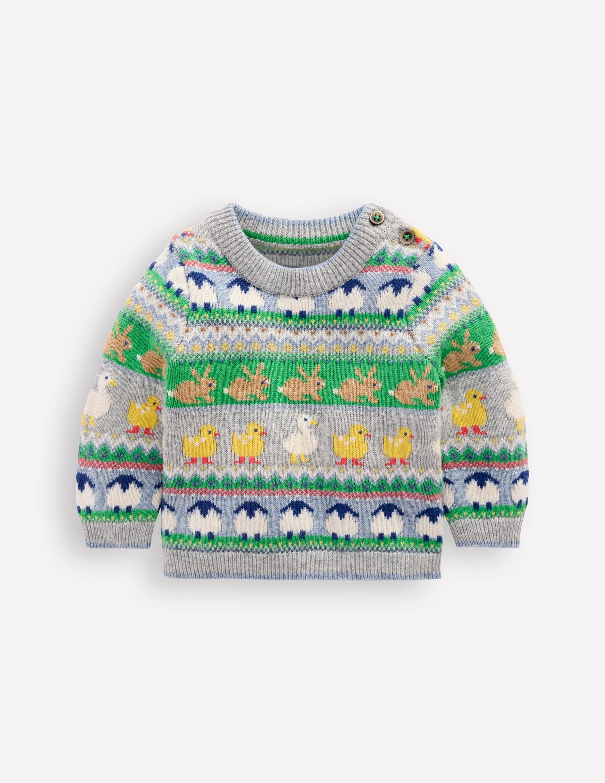 Fair Isle Jumper-Multi Easter Fair Isle-2
