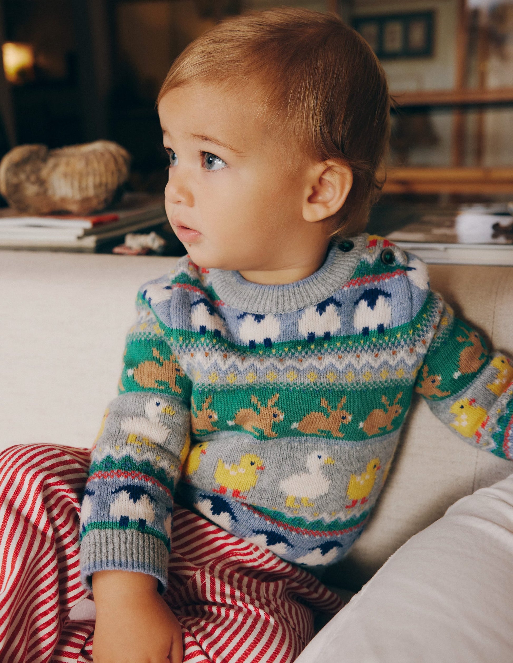 Fair Isle Jumper-Multi Easter Fair Isle-1