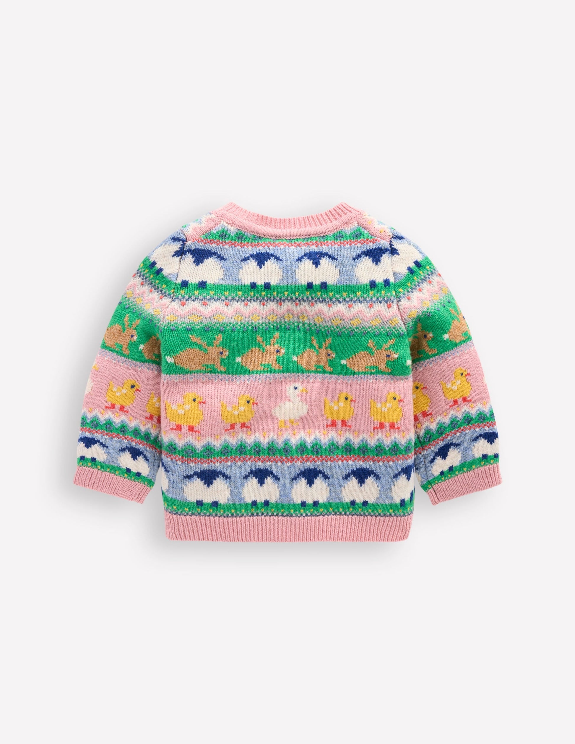 Edie Fair Isle Cardigan-Multi Easter Fair Isle-3
