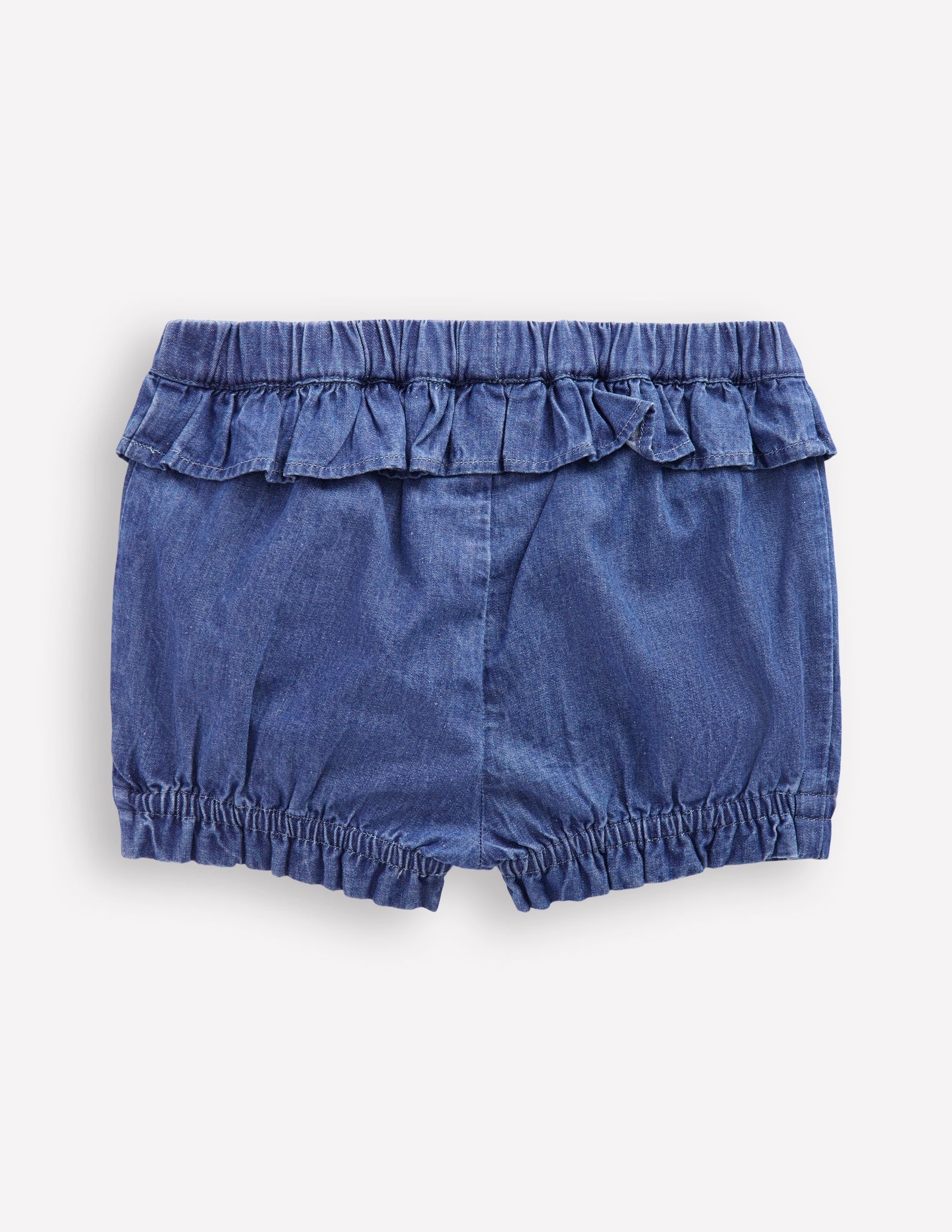 Girls Chambray Bloomer-Light Vintage Denim - Image 2