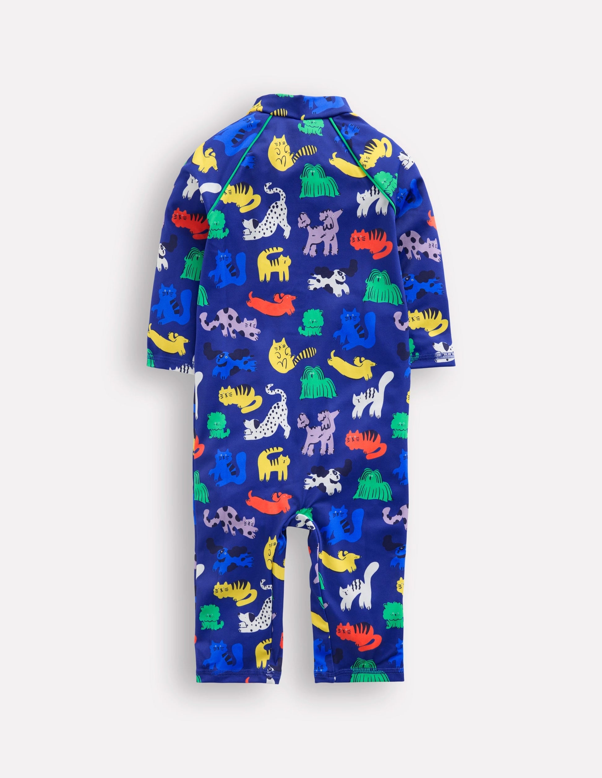 Fun Sun Safe Surfsuit-Sapphire Blue Rainbow Pets-2
