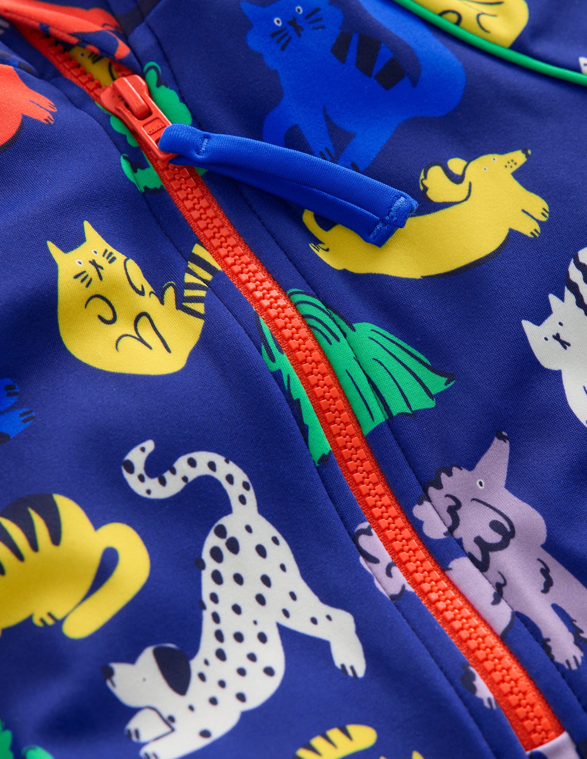 Fun Sun Safe Surfsuit-Sapphire Blue Rainbow Pets-3