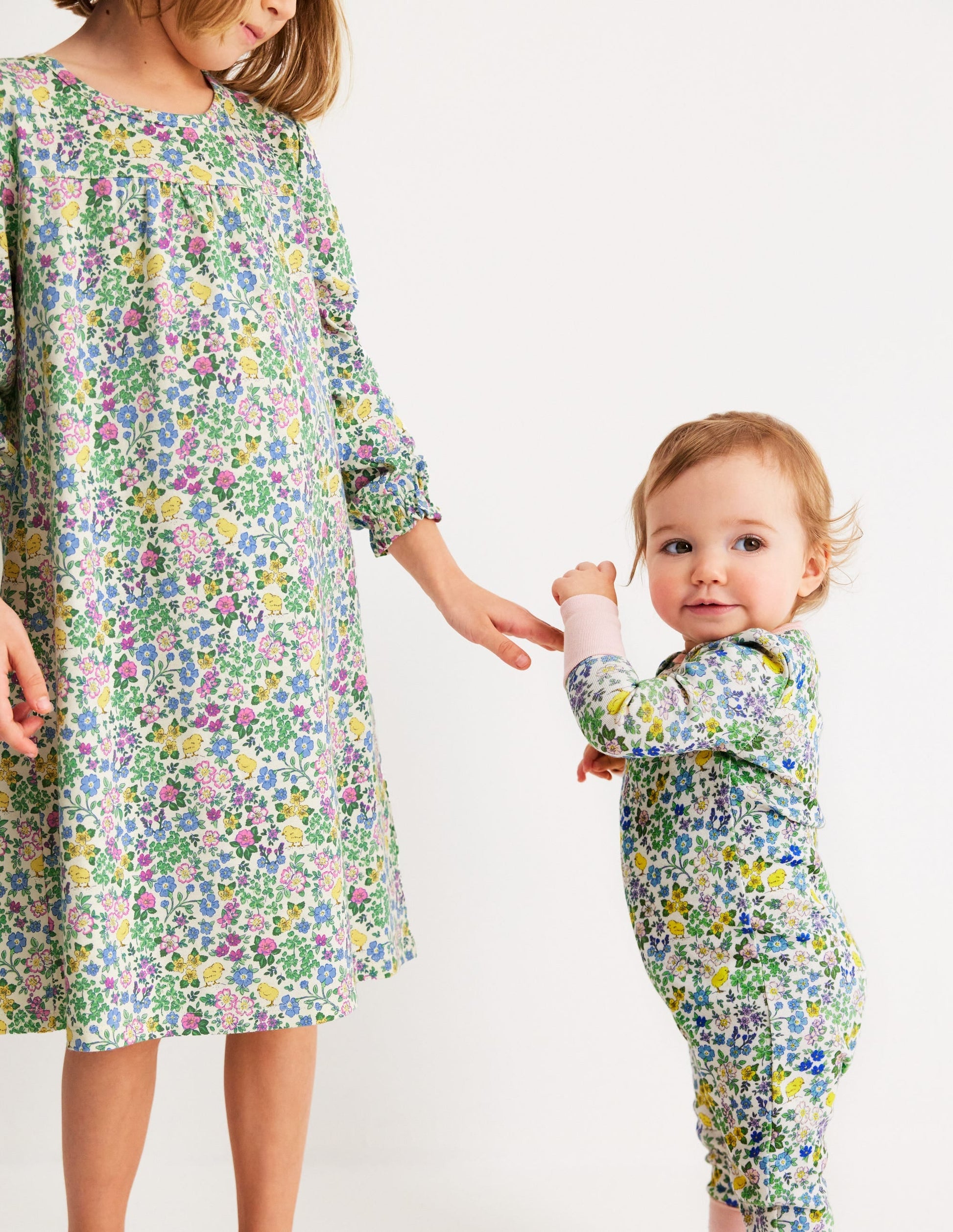 Twin Pack Rompers-Chick Floral-4