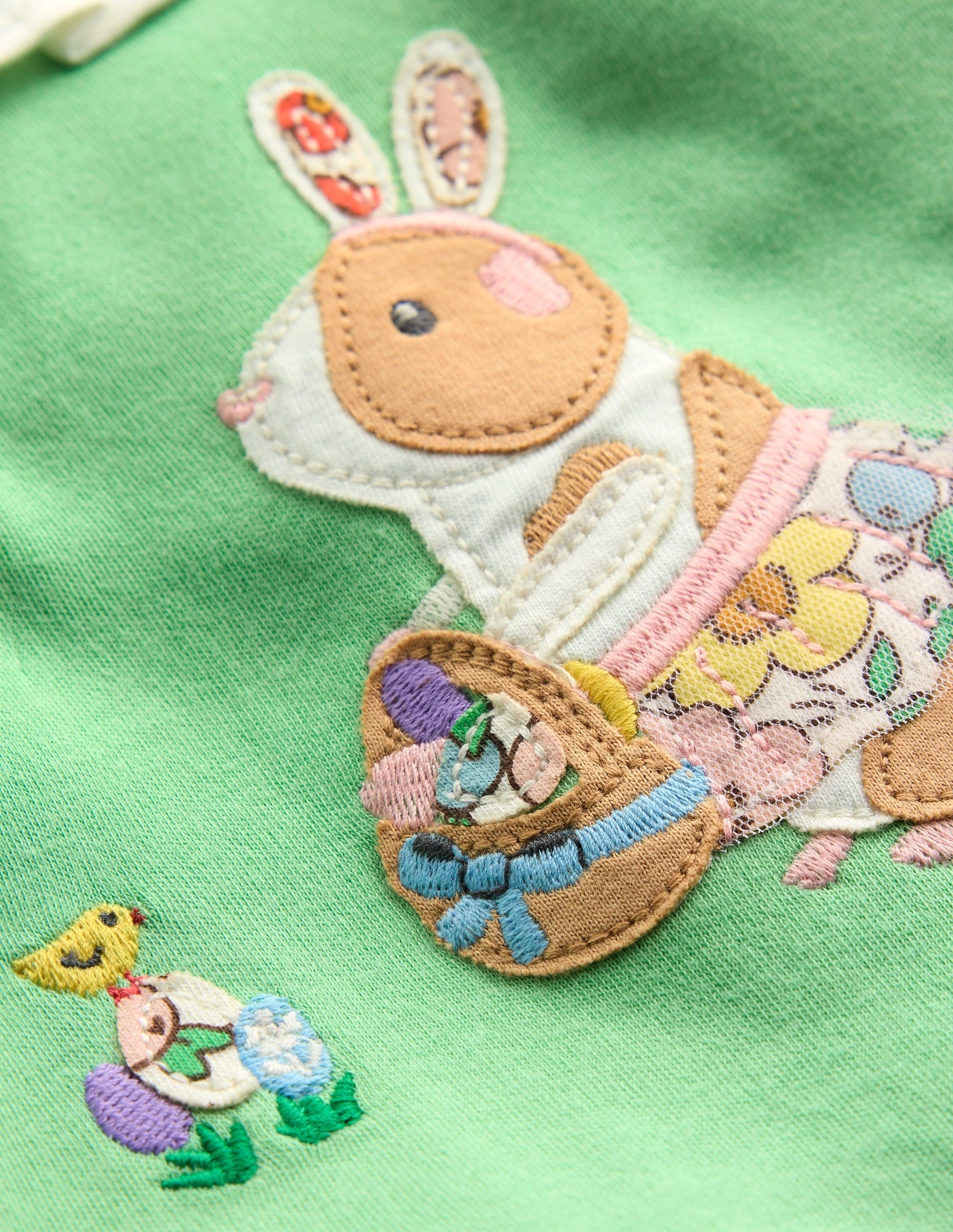Ruffle Neck T-Shirt-Green Guinea Pig - Image 4