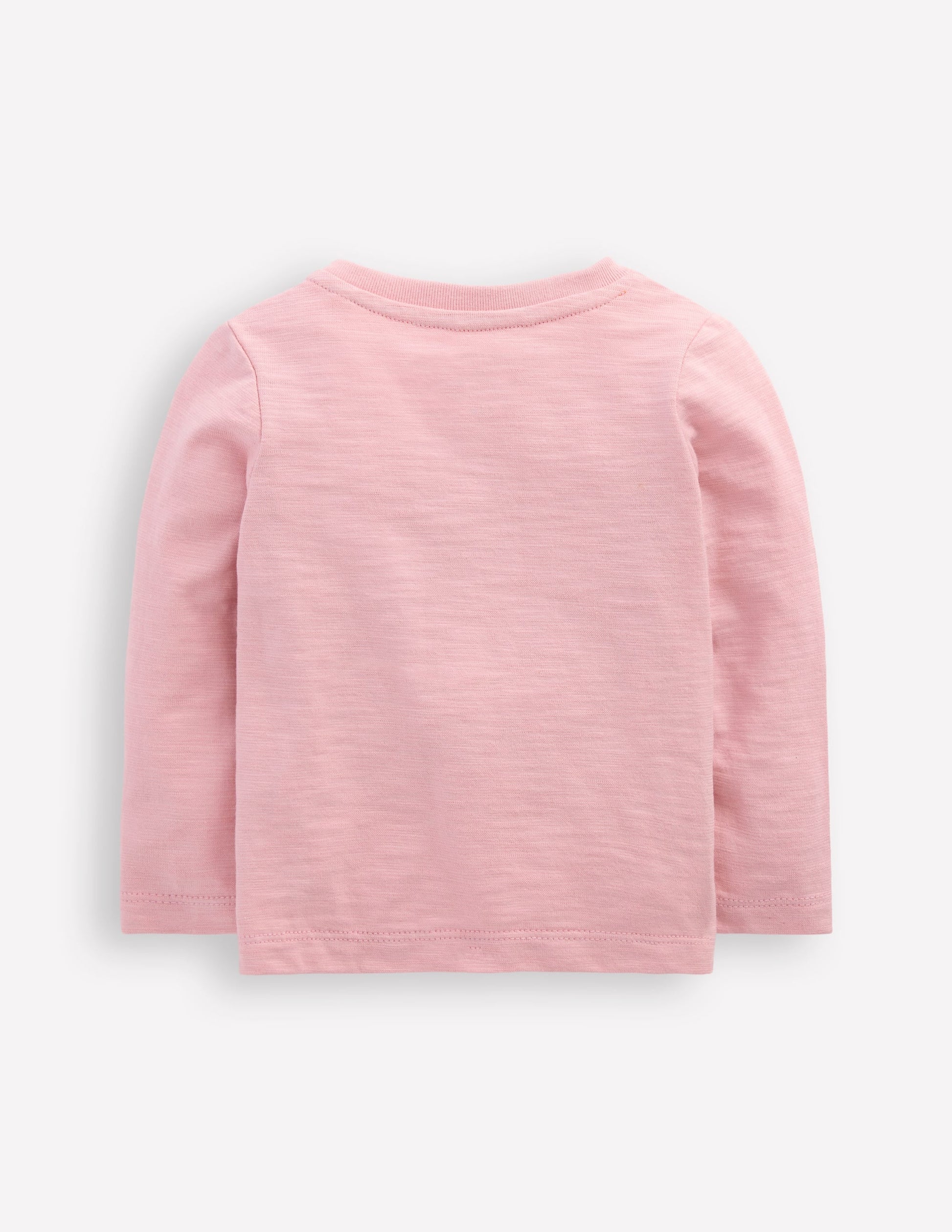 Bouclé Logo T-shirt-Vintage Pink-2