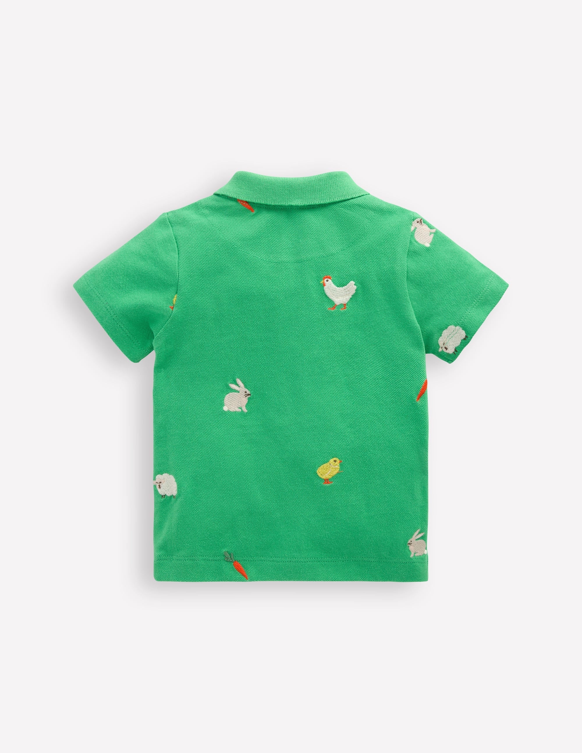Embroidered Polo-Aloe Green - Image 2