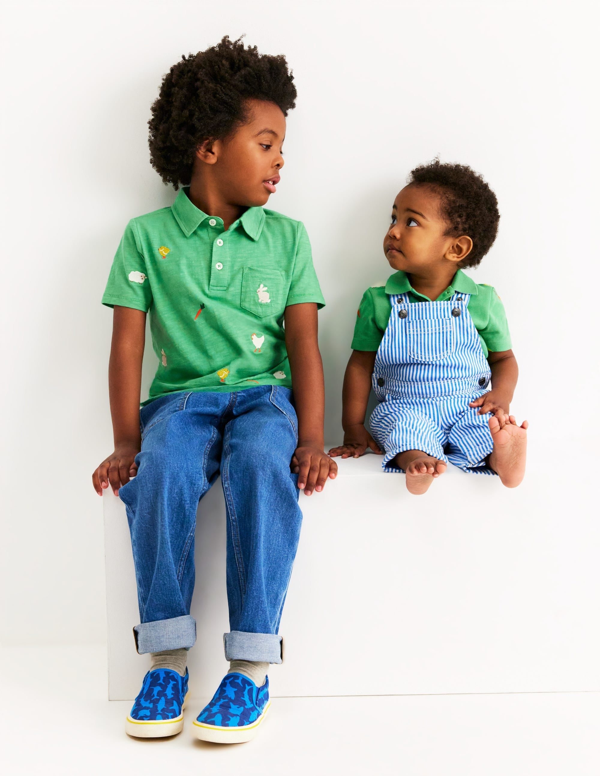 Embroidered Polo-Aloe Green - Image 4