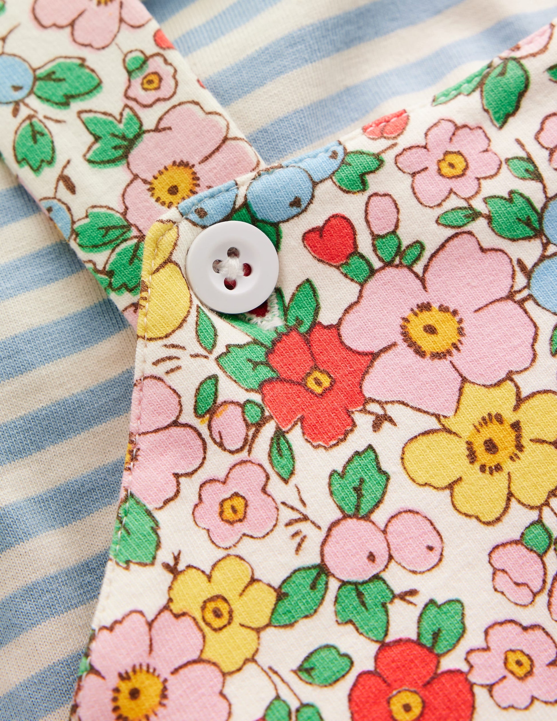 Jersey Dungaree Set-Eggnog Apple Blossom-3