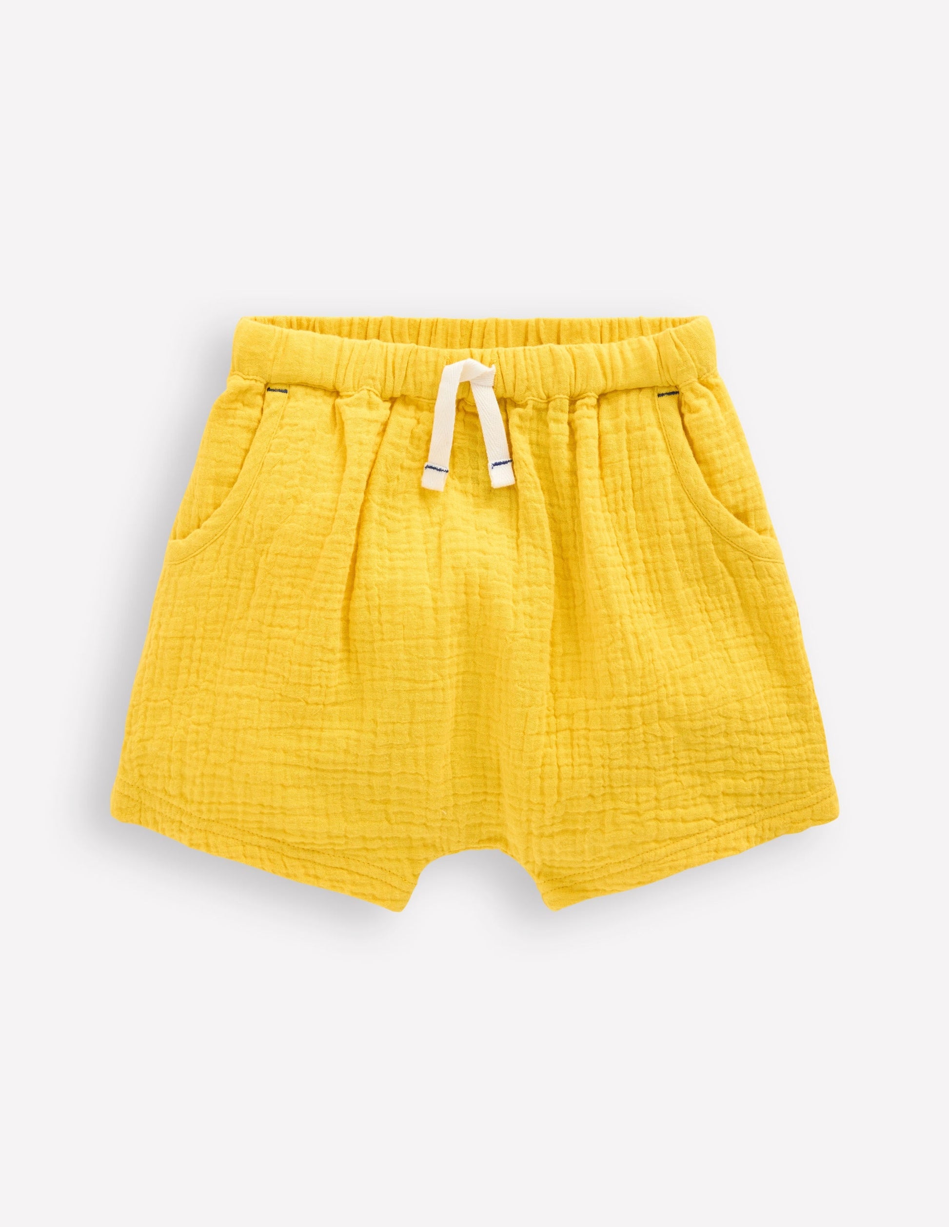 Boys Woven Shorts-Pineapple Yellow-1