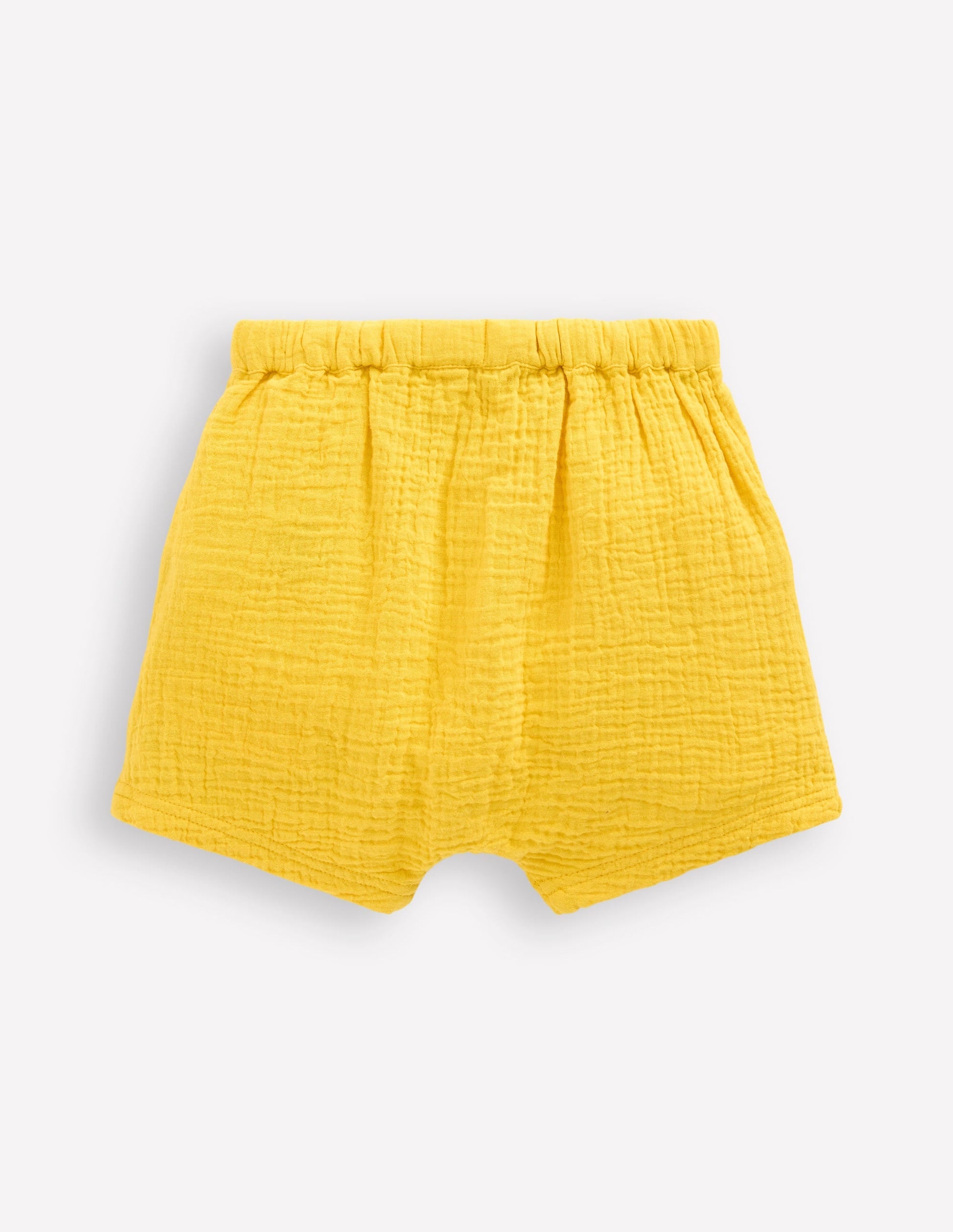 Boys Woven Shorts-Pineapple Yellow-2