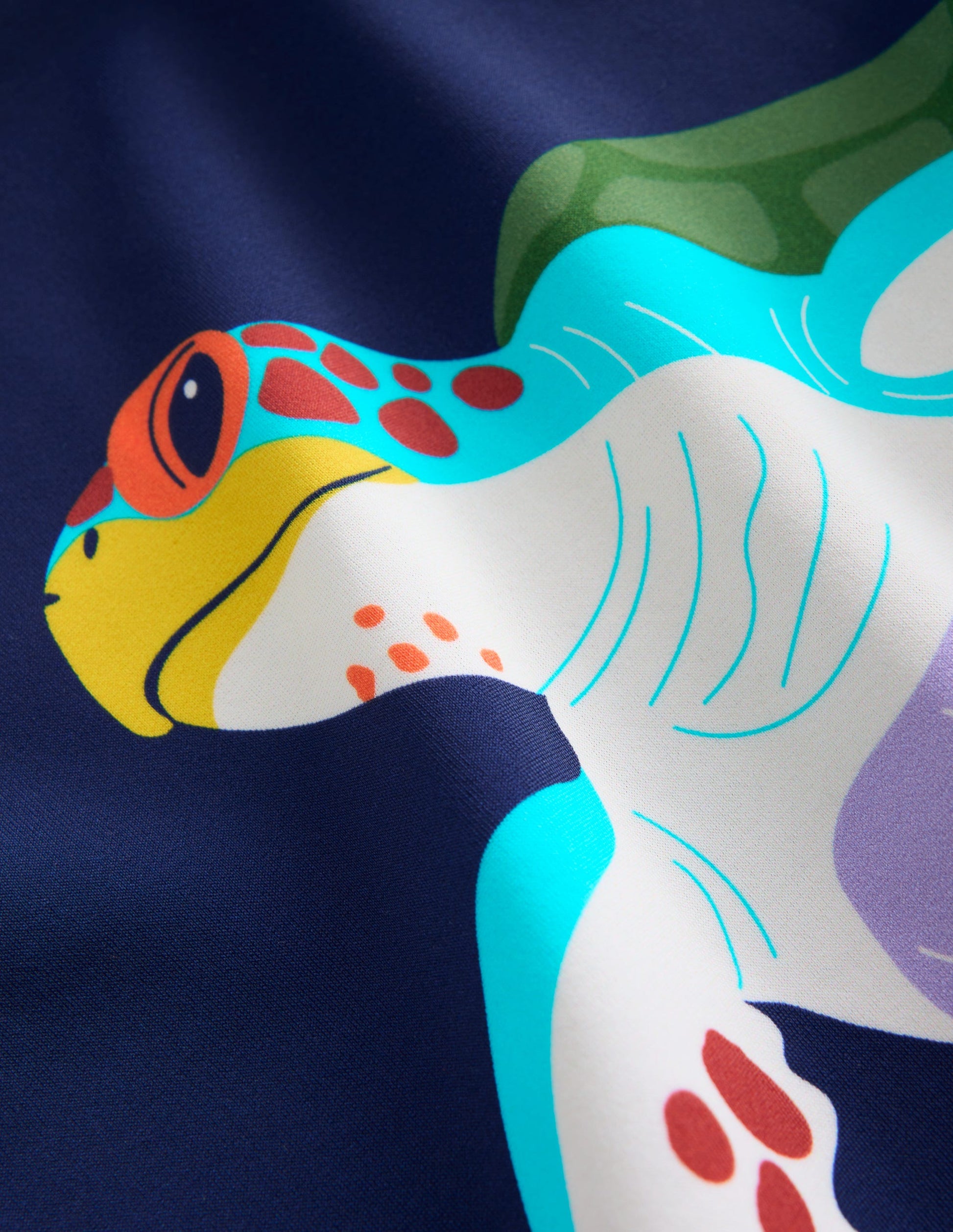 Fun Rash Vest Set-Aquamarine Blue Turtles-4