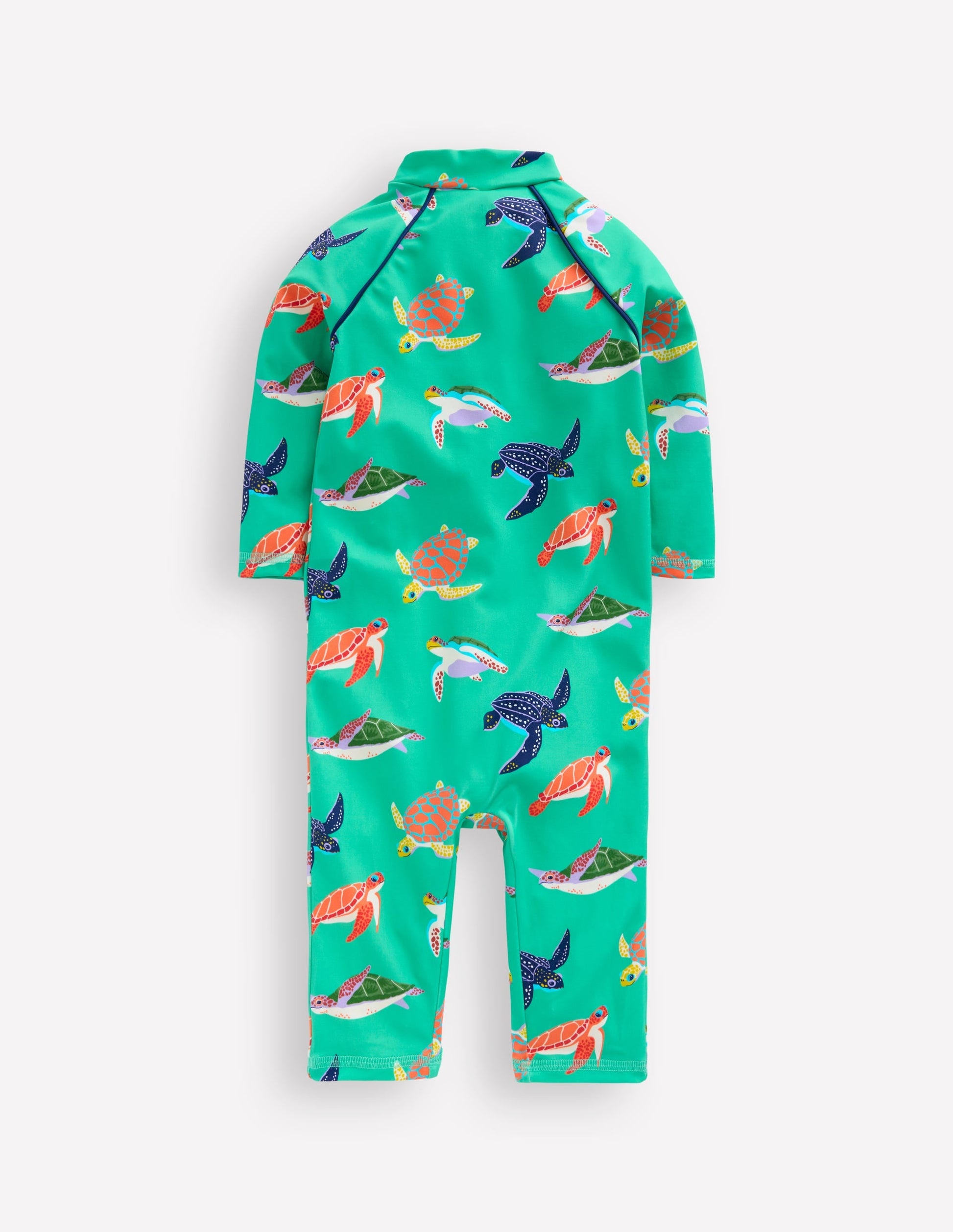 Fun Sun Safe Surfsuit-Aquamarine Blue Turtles-3