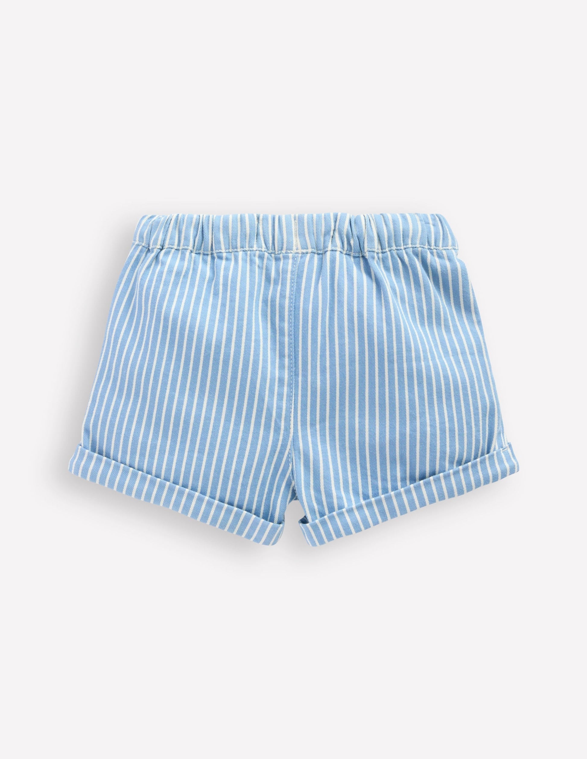 Woven Pocket Shorts-Blue Stripe-2