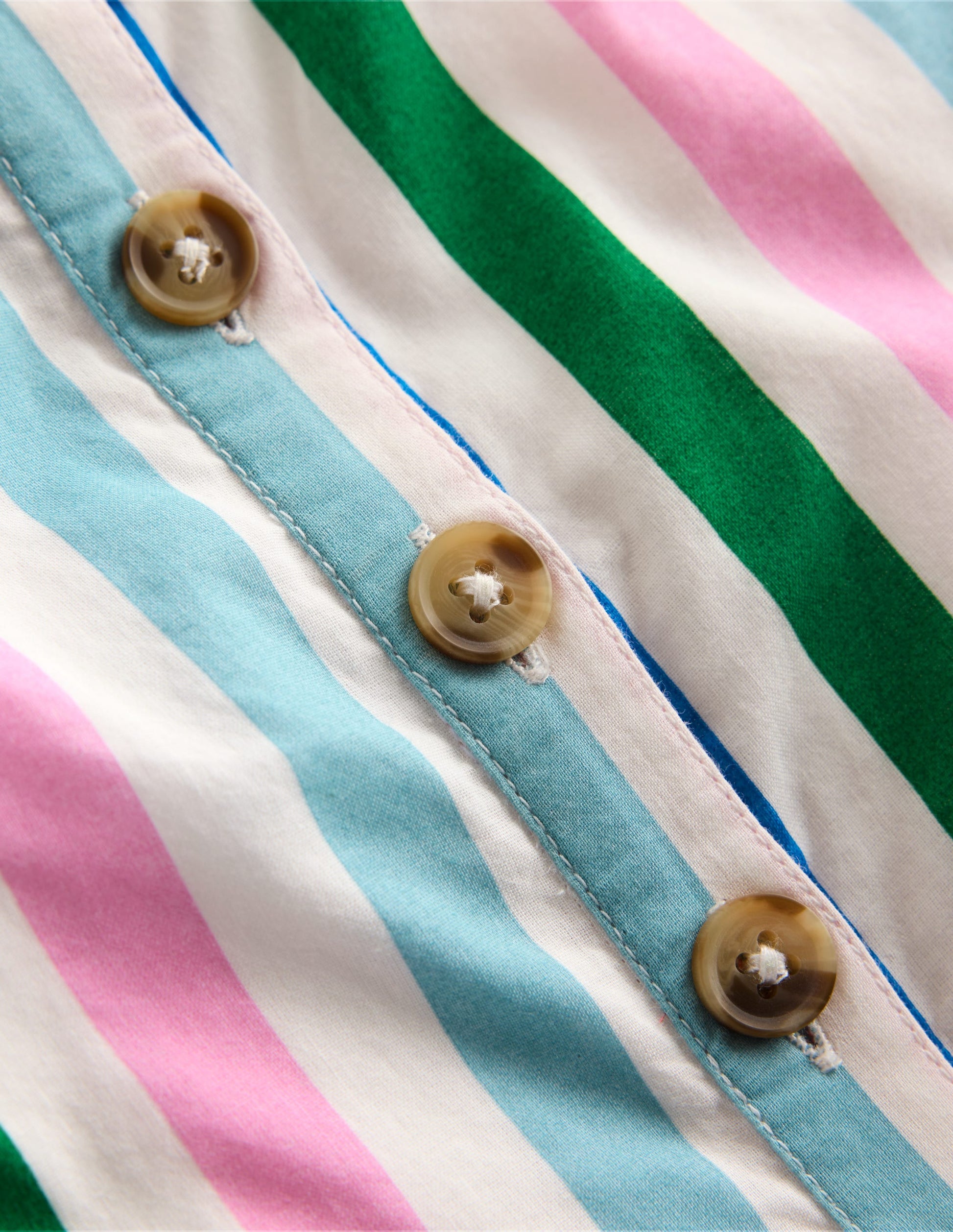 Woven Romper-Rainbow Multi Stripe-3