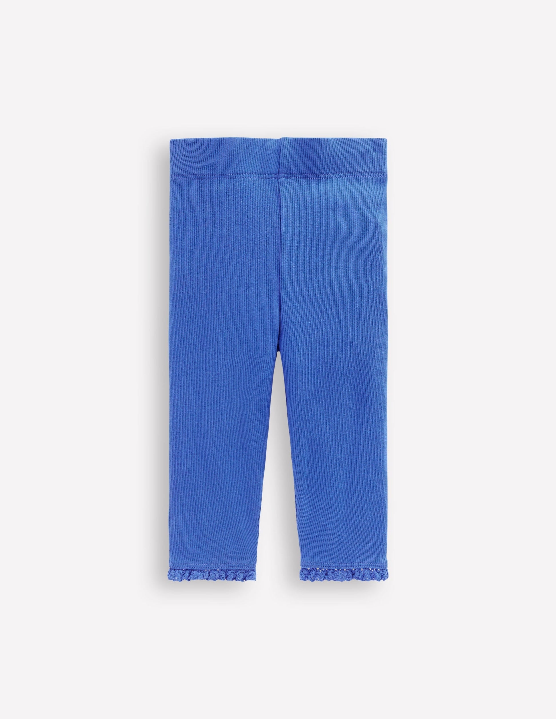 Girls Ribbed Leggings-Bluejay-1