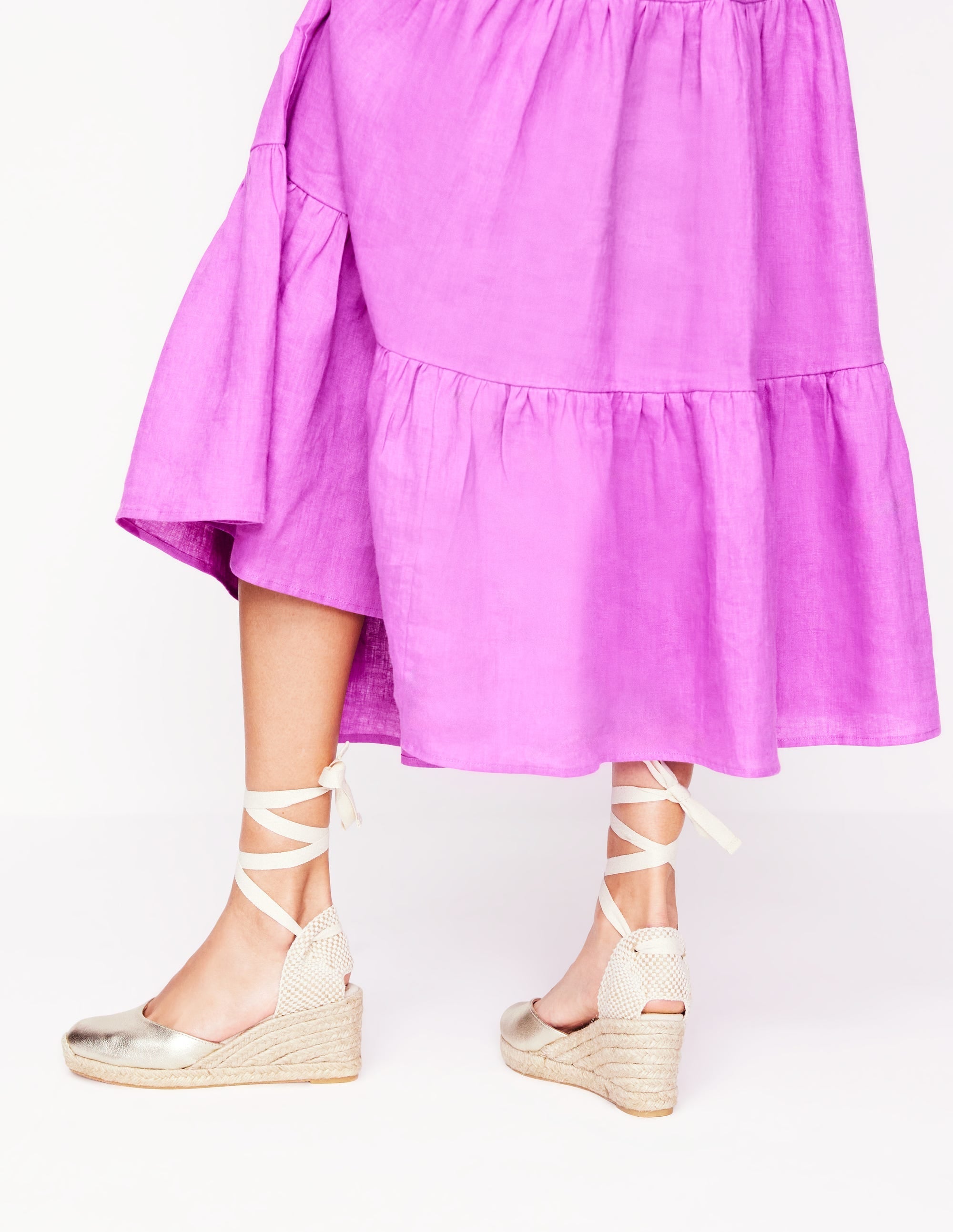 Cassie Espadrille Wedge-Gold - Image 2