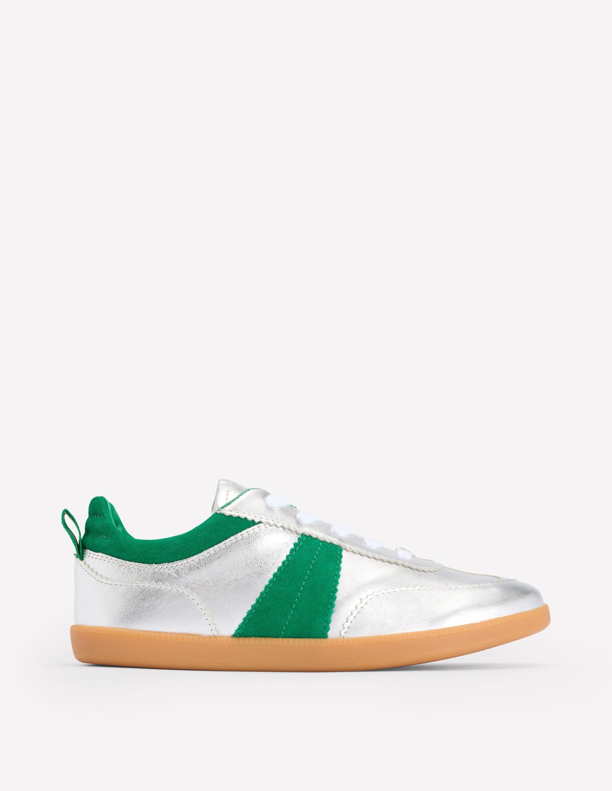 Erin Retro Tennis Trainers-Silver-1