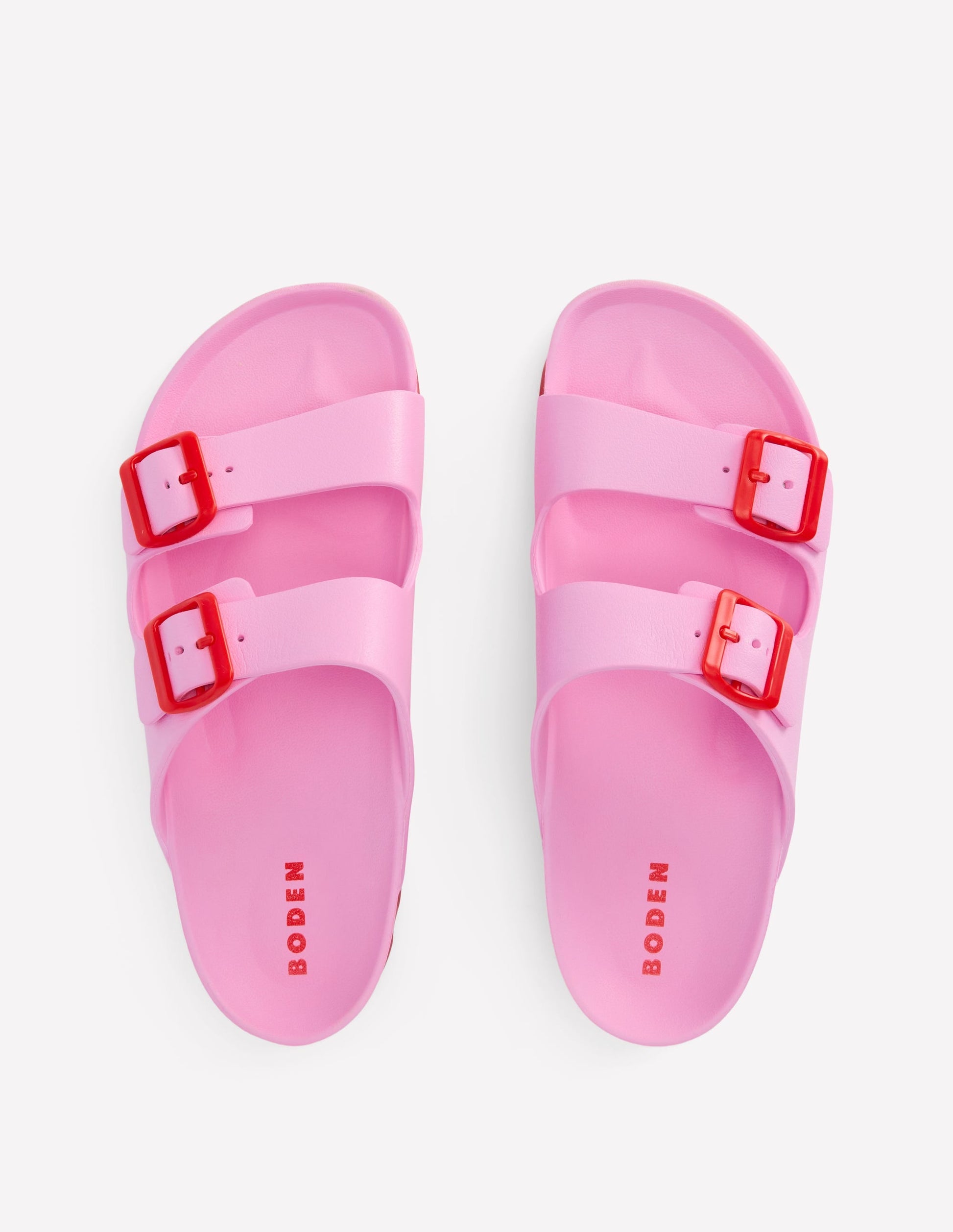Lyla Double Buckle Slide-Soft Pink-5