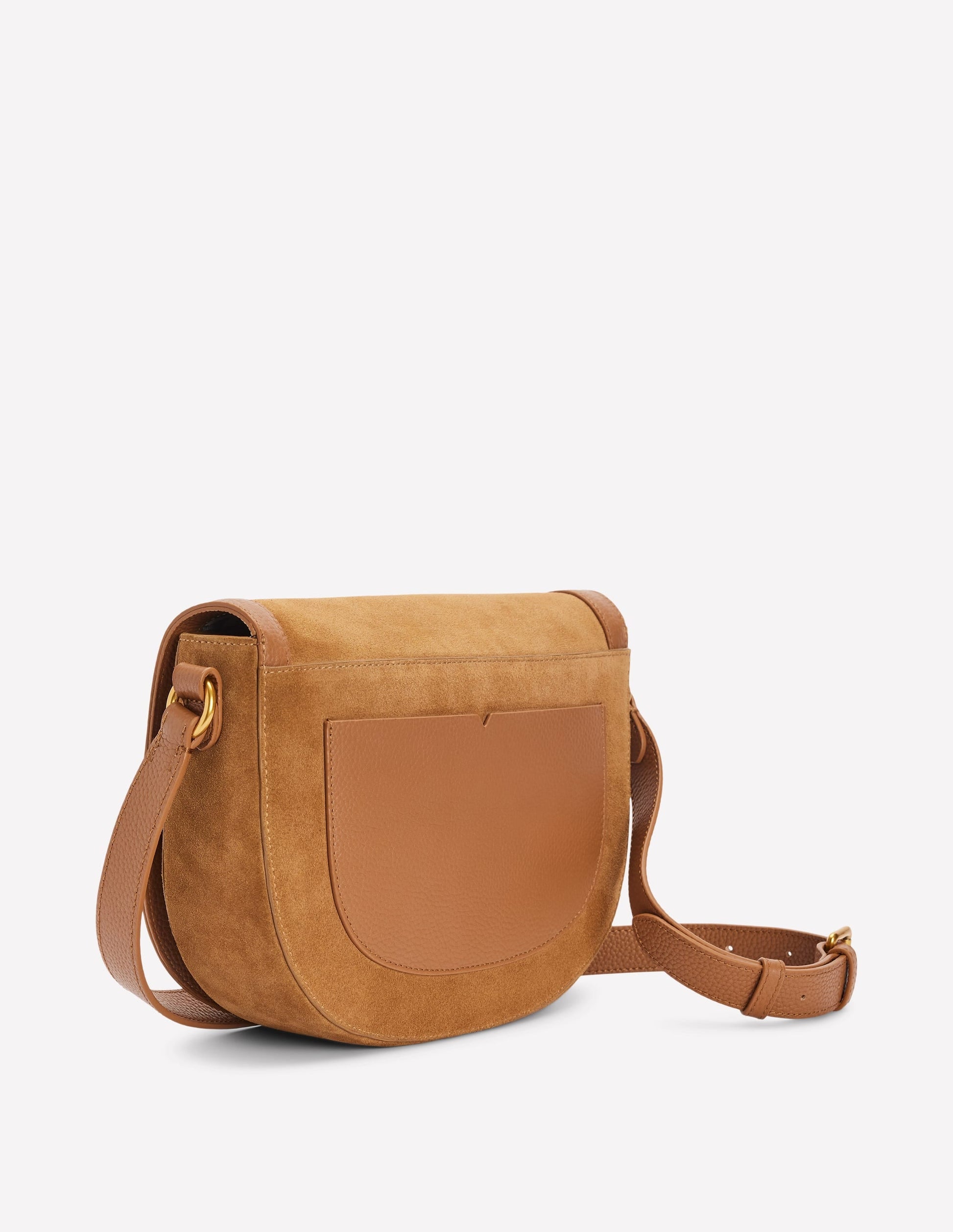 Iris Snaffle Leather Satchel-Tan-3