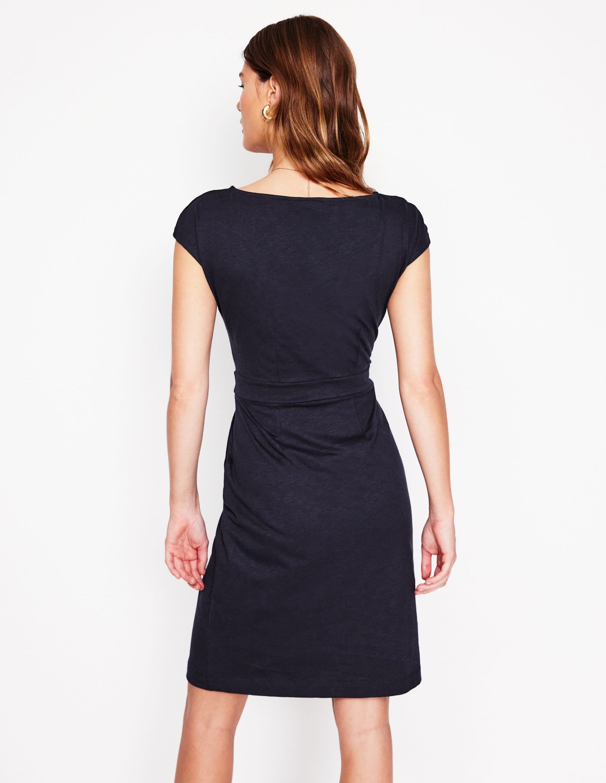 Florrie Jersey Dress-Navy-3