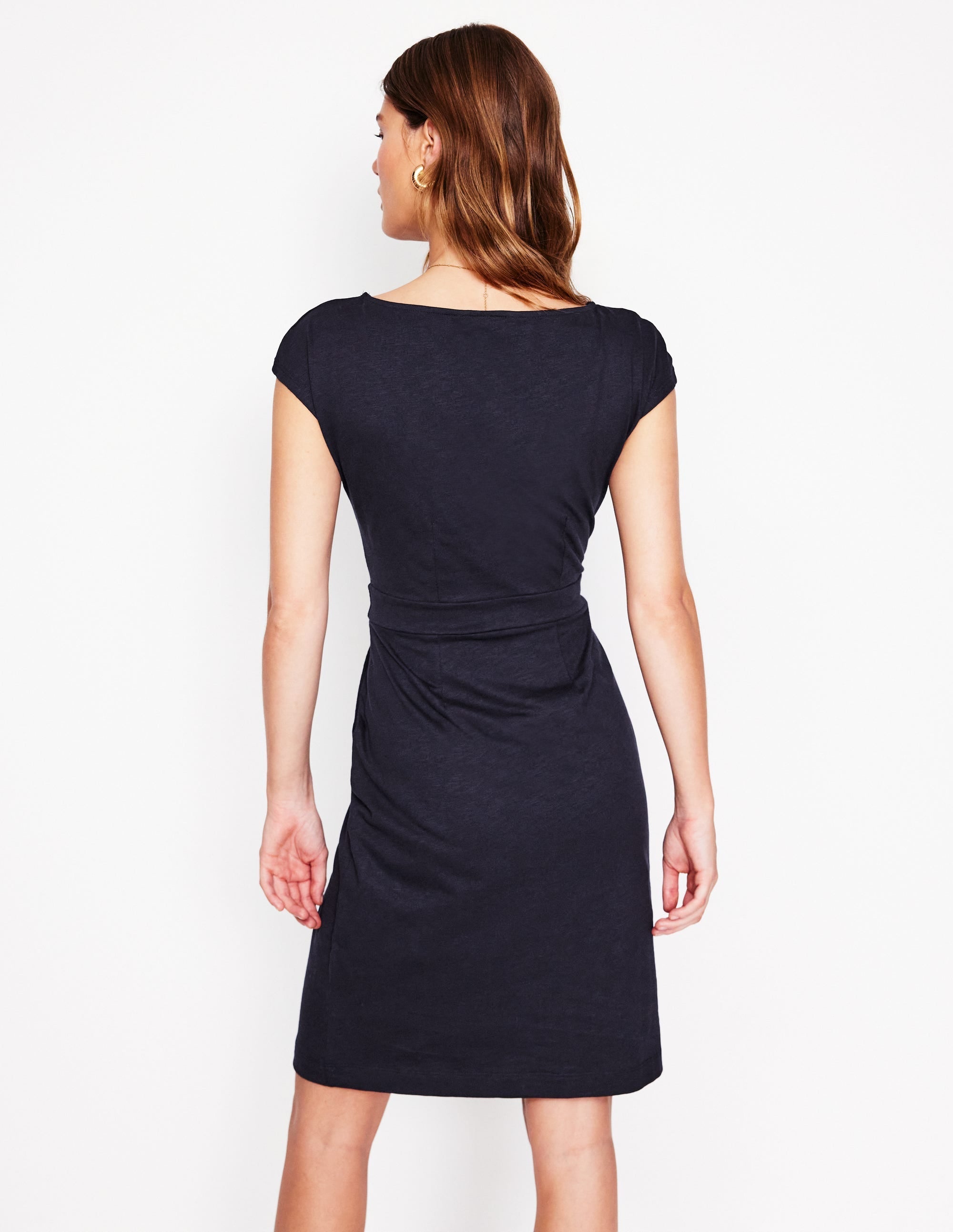 Florrie Jersey Dress-Navy - Image 3