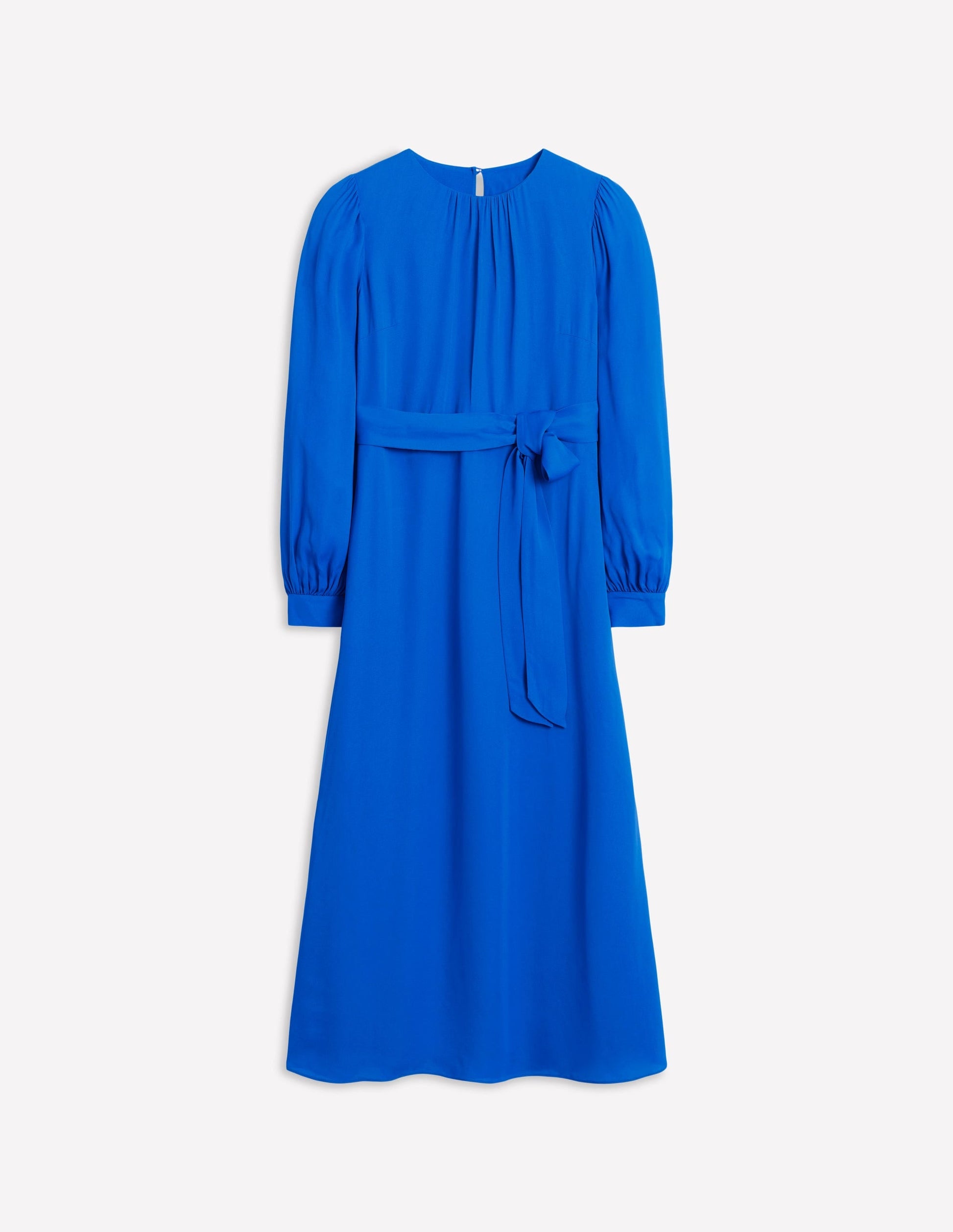 Blouson Sleeve Midi Dress-Gallery Blue-5
