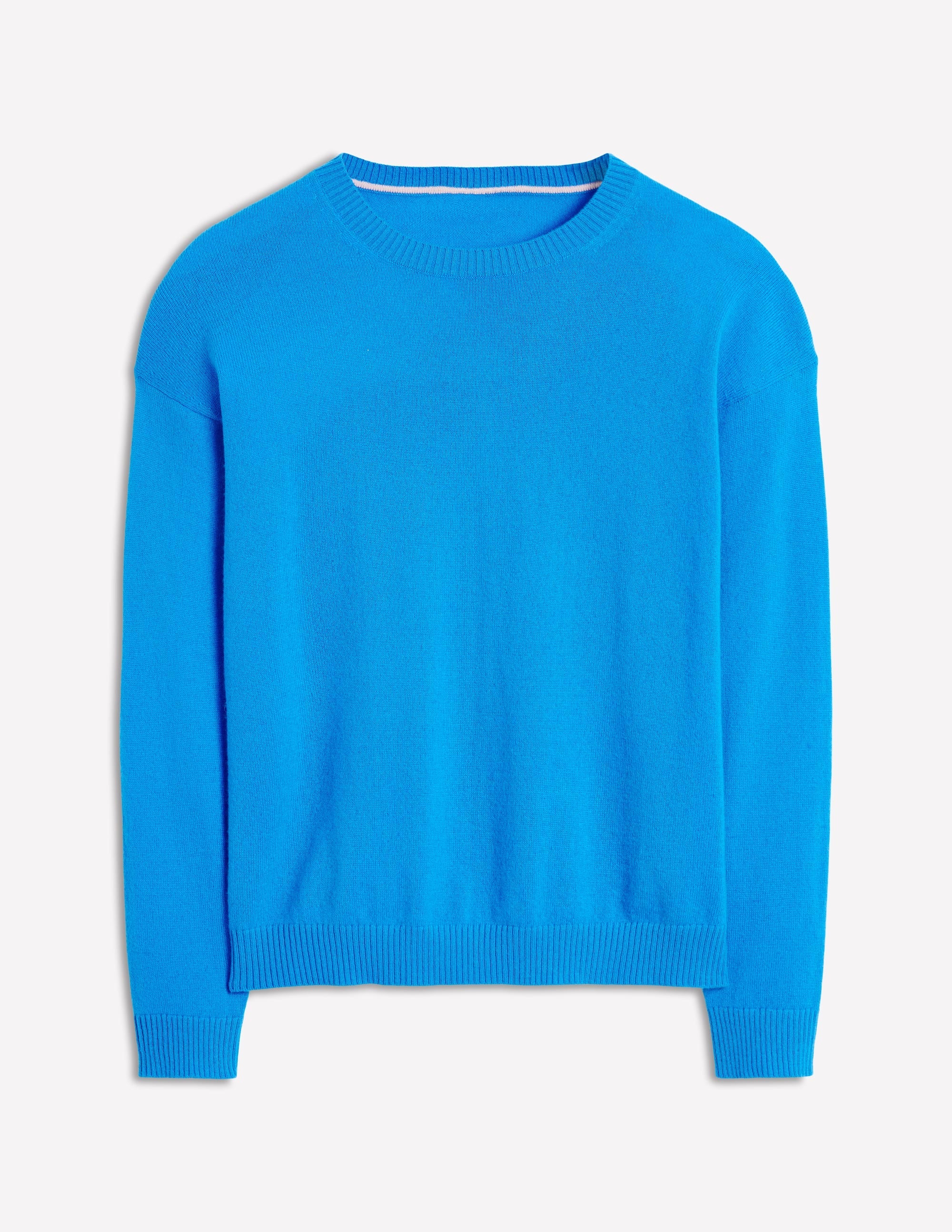 Lydia Cashmere Jumper-Cerulean Blue - Image 7