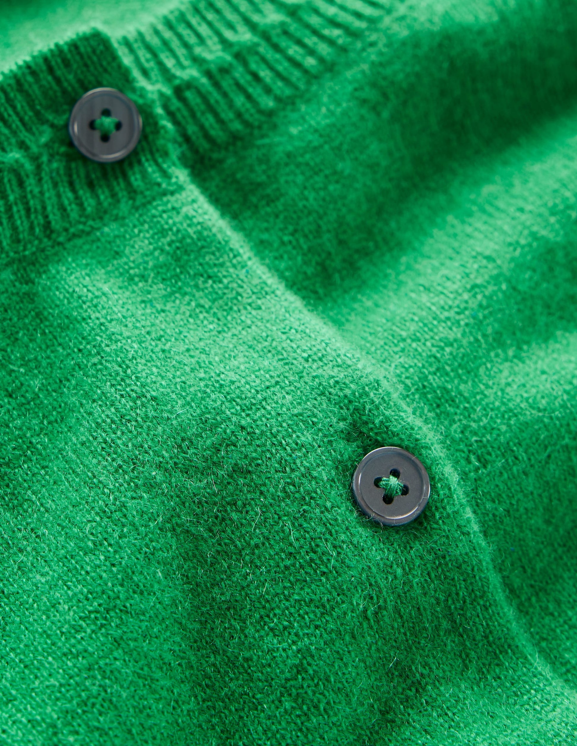 Eva Cashmere Cropped Cardigan-Rich Emerald-6