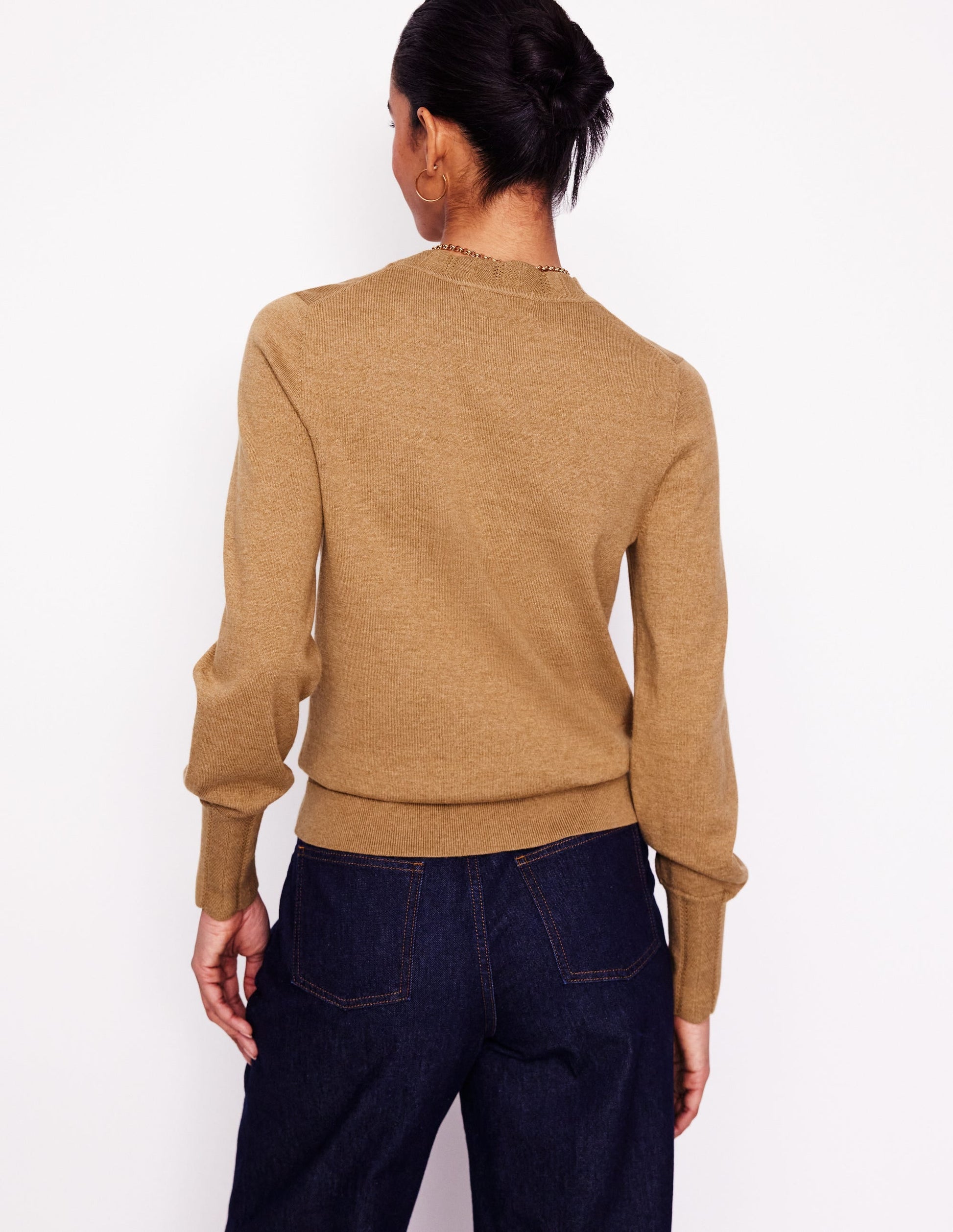 Imi Scallop Trim Jumper-Fall Leaf-3