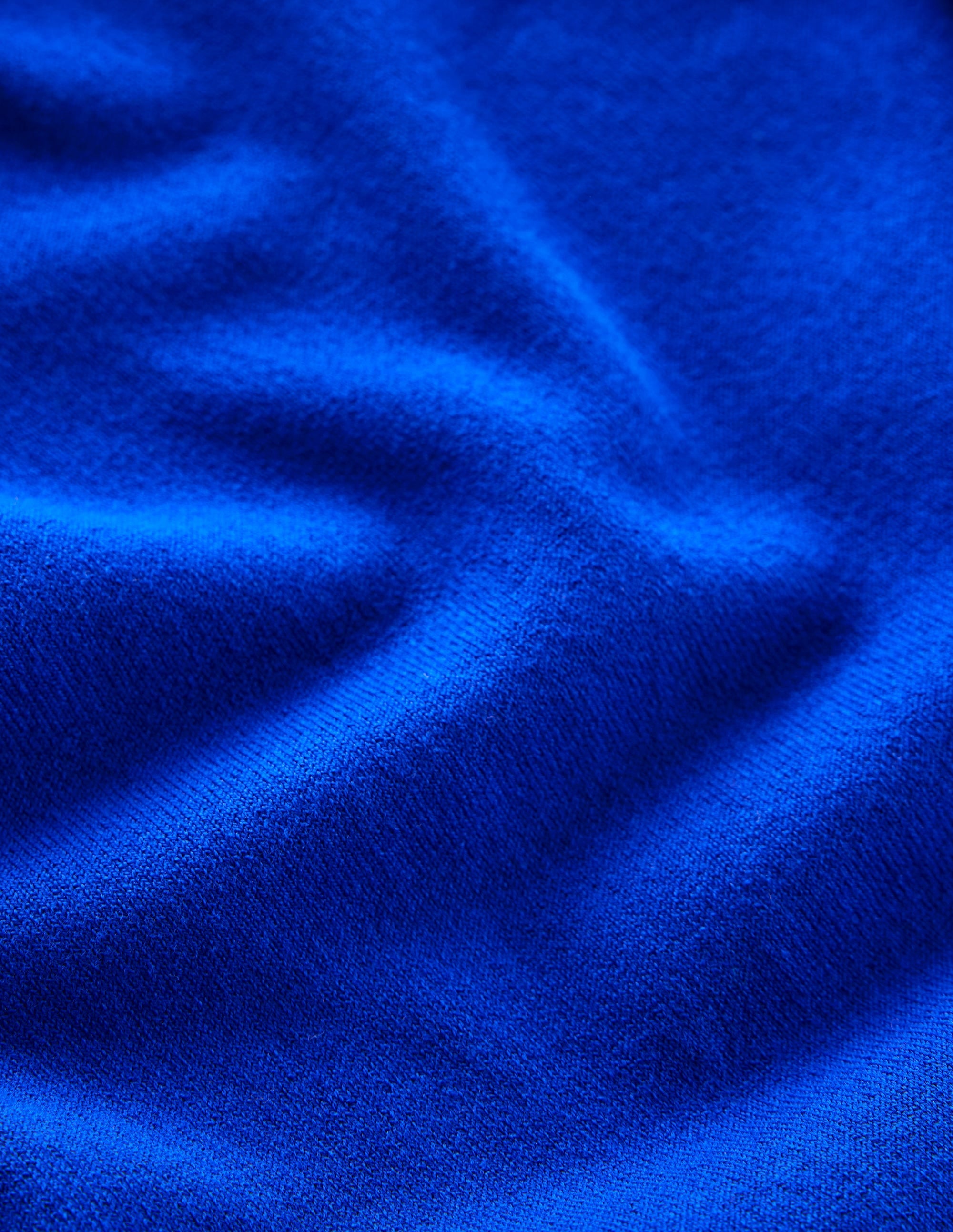 Emilia Cotton Crew Jumper-Bright Blue - Image 6