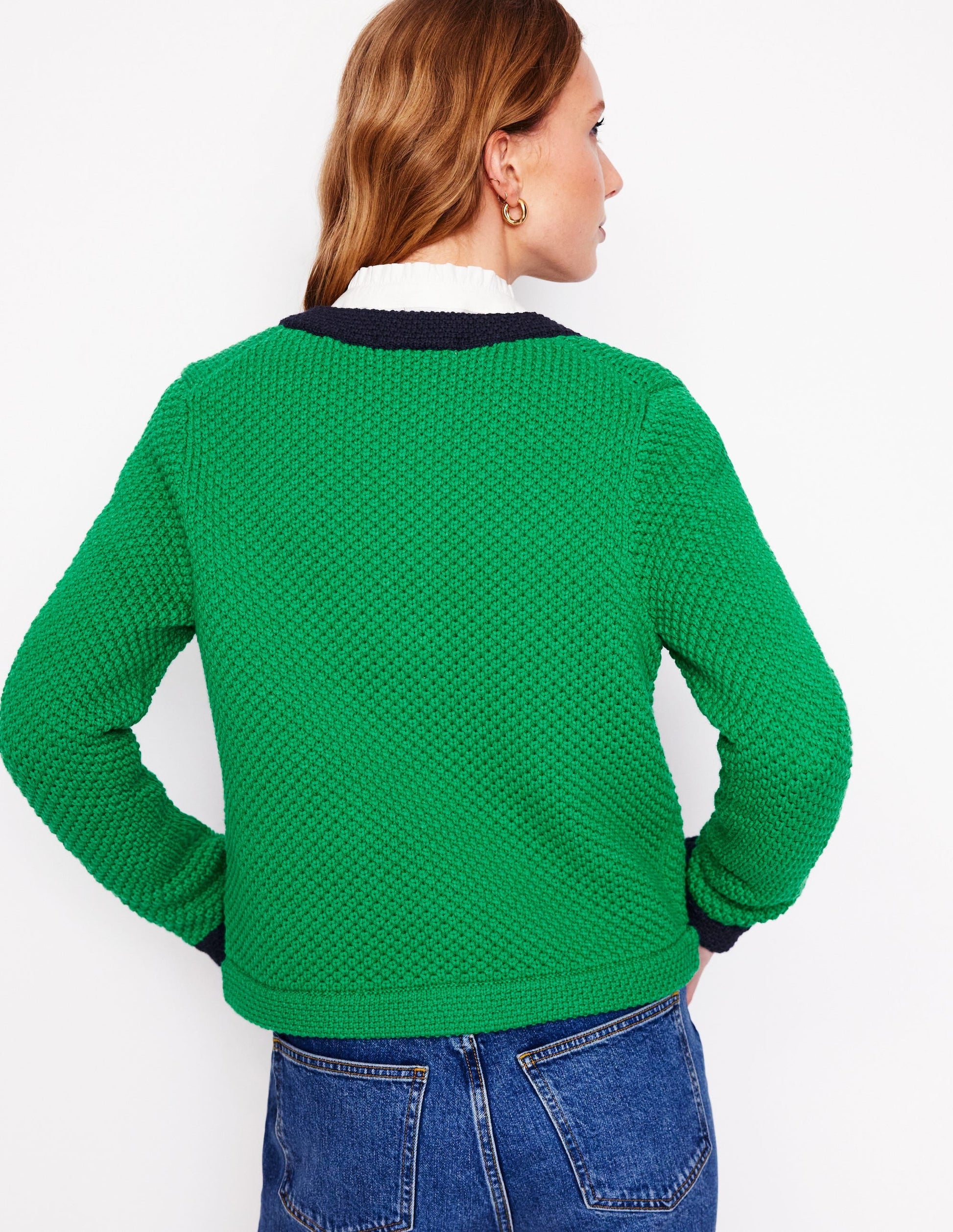 Libby Knitted Jacket-Rich Emerald-3