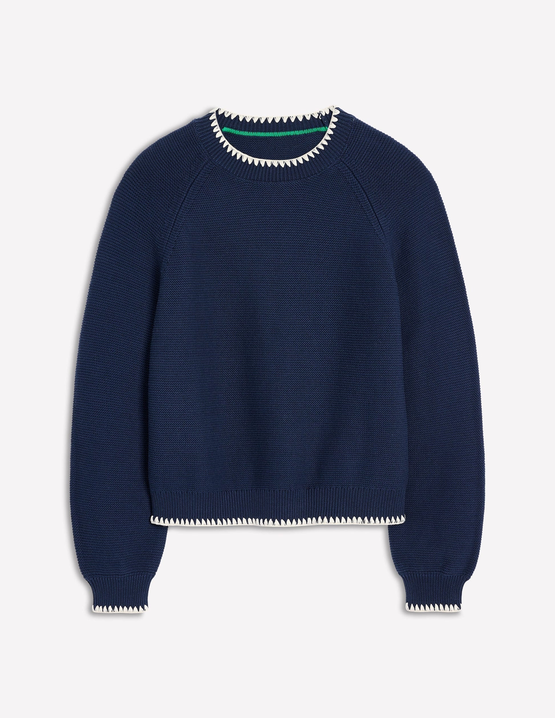 Lena Stitch Detail Jumper-Navy-5