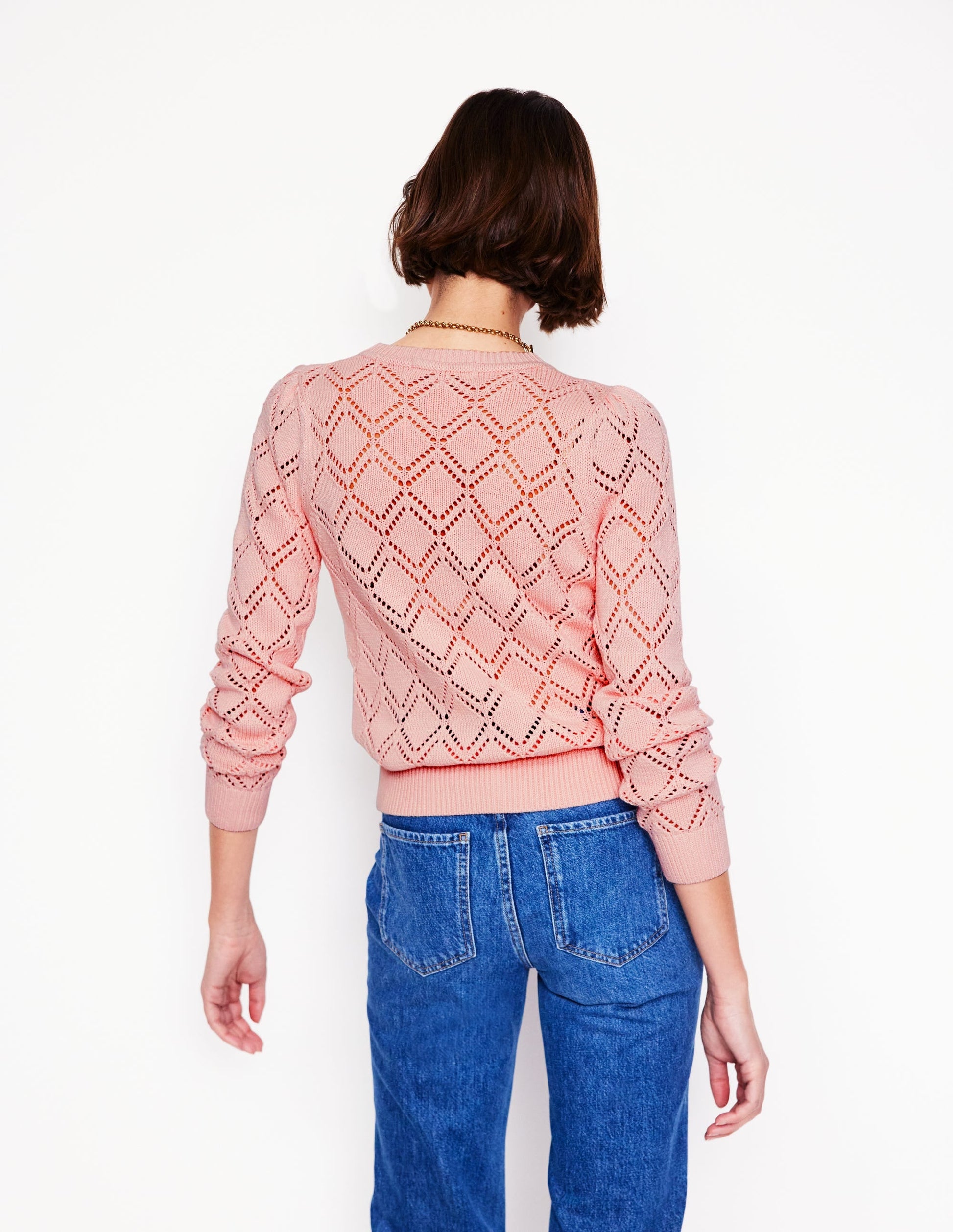 Enid Puff Sleeve Jumper-Milkshake-3