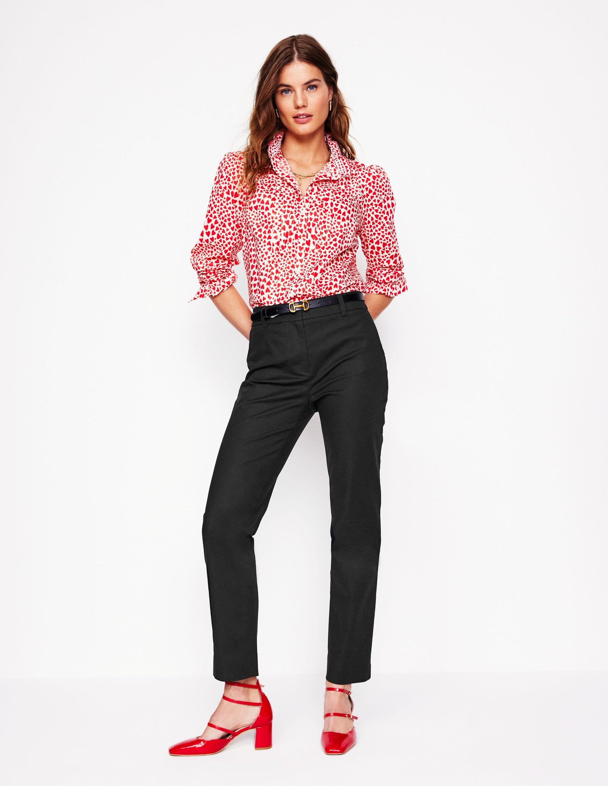 Richmond 7/8 Trousers-Black-1