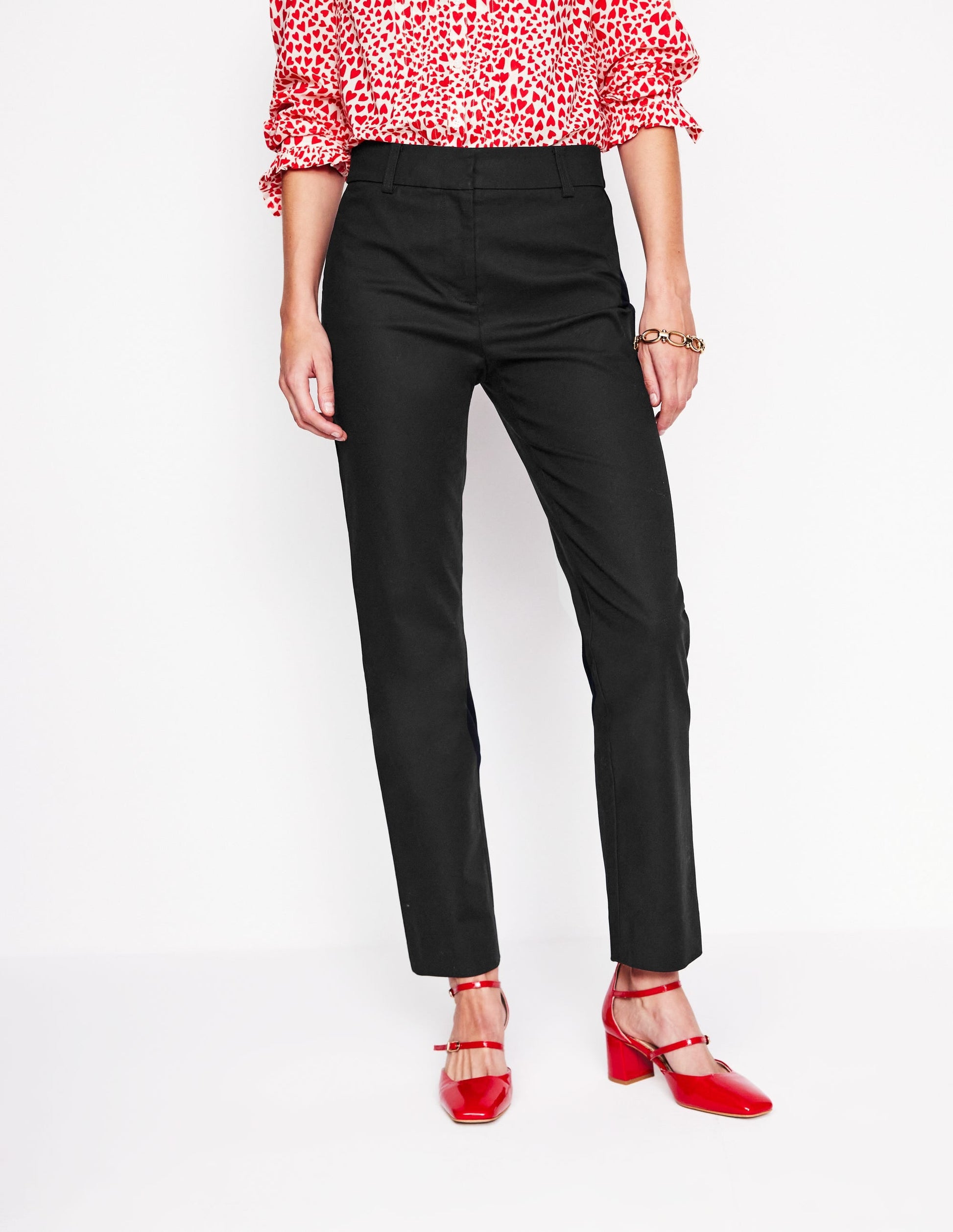Richmond 7/8 Trousers-Black-4