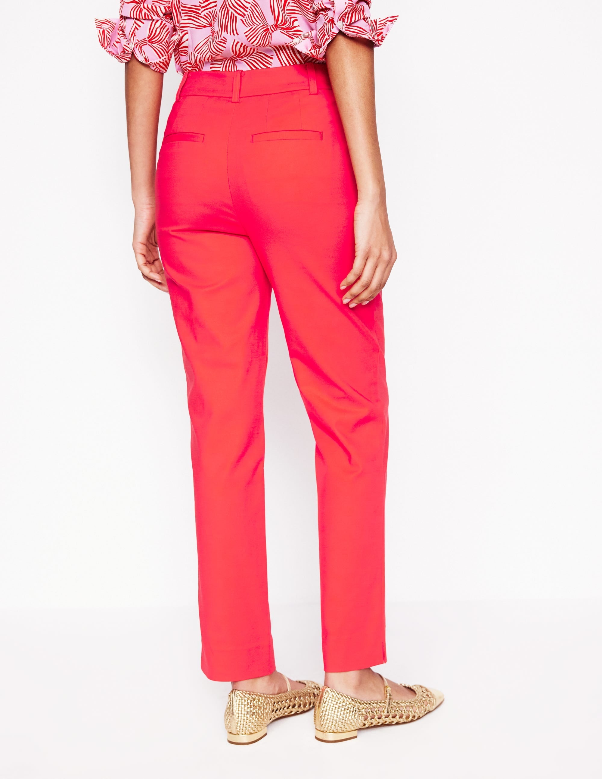 Richmond 7/8 Trousers-Strawberry Tart Red - Image 3