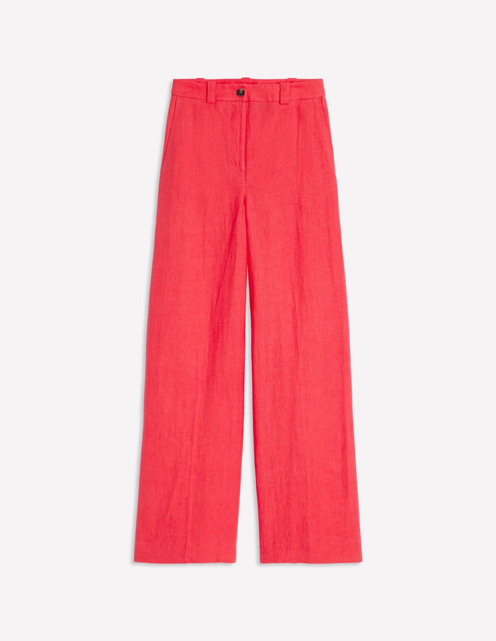 Westbourne Linen Trousers-Camelia Pink-5