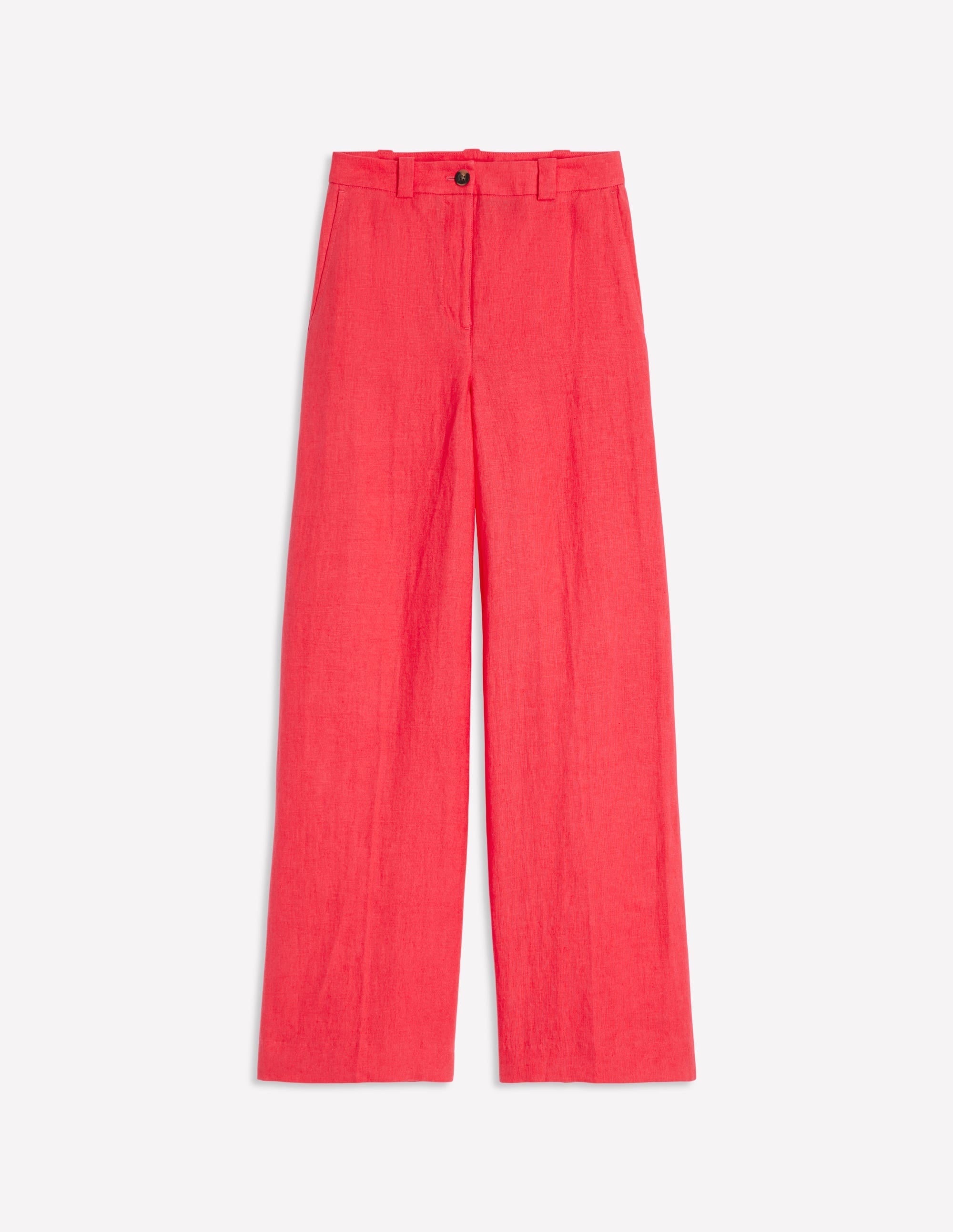 Westbourne Linen Trousers-Camelia Pink - Image 5
