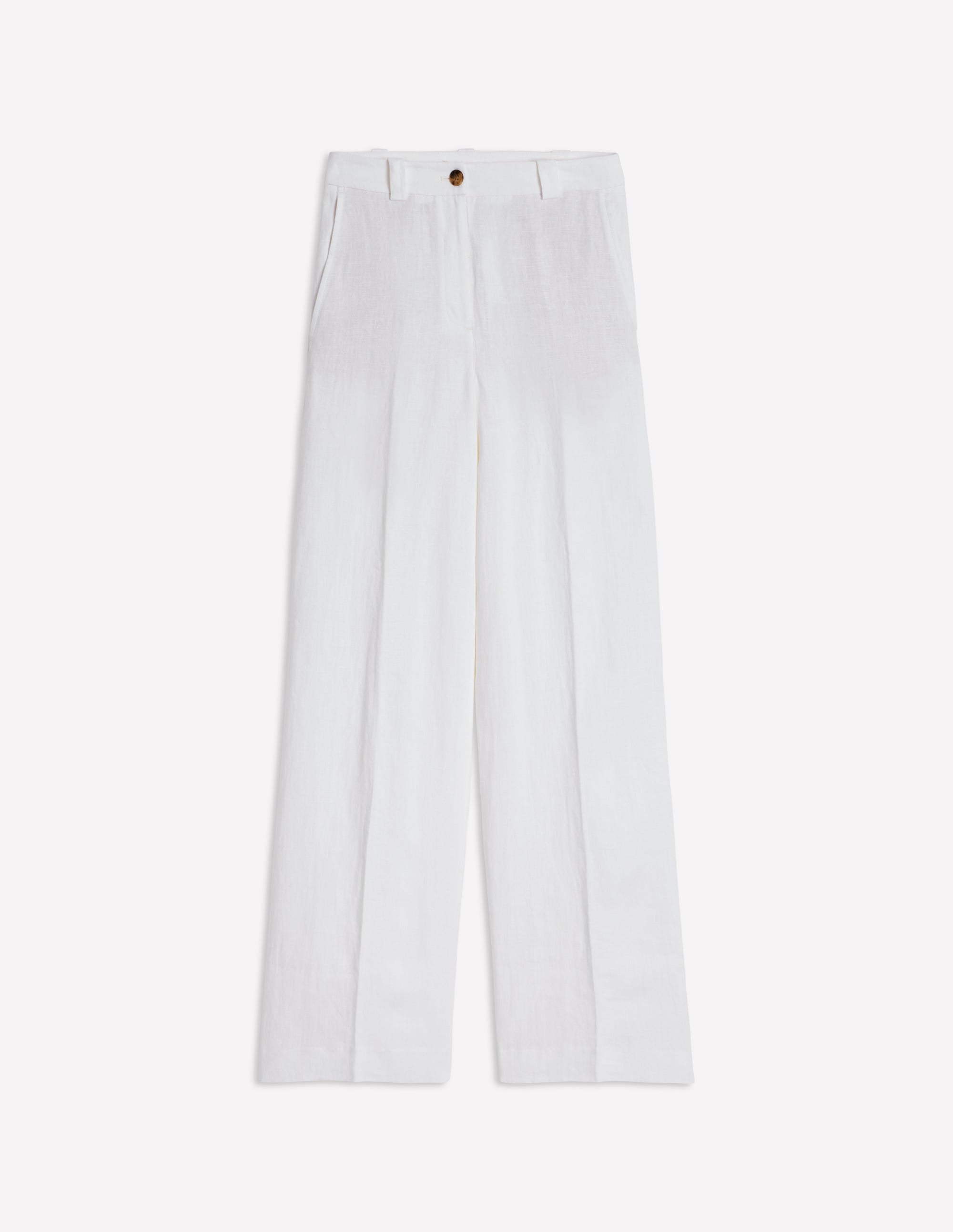 Westbourne Linen Trousers-White - Image 6