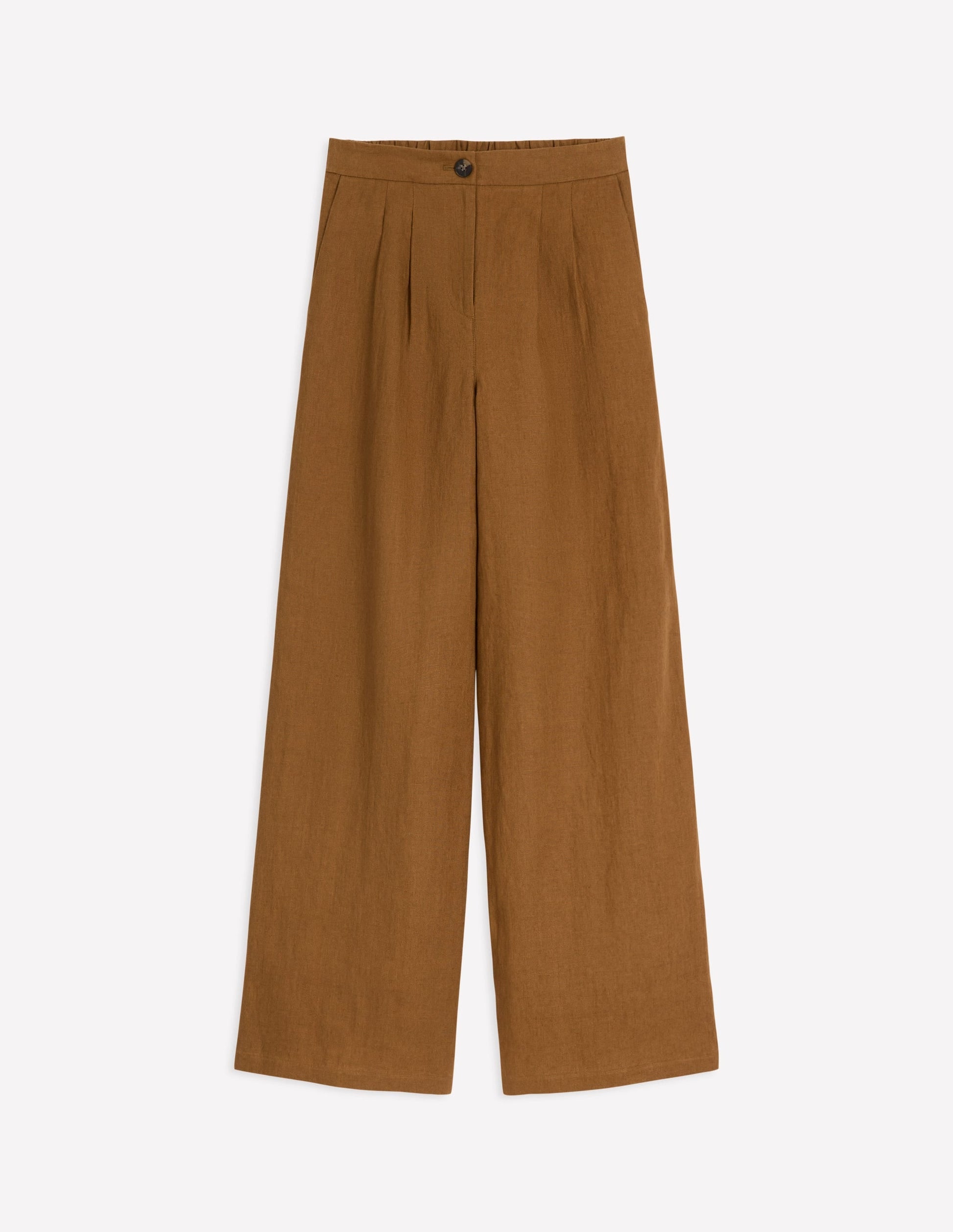 Dulwich Linen Trousers-Gingerbread-8