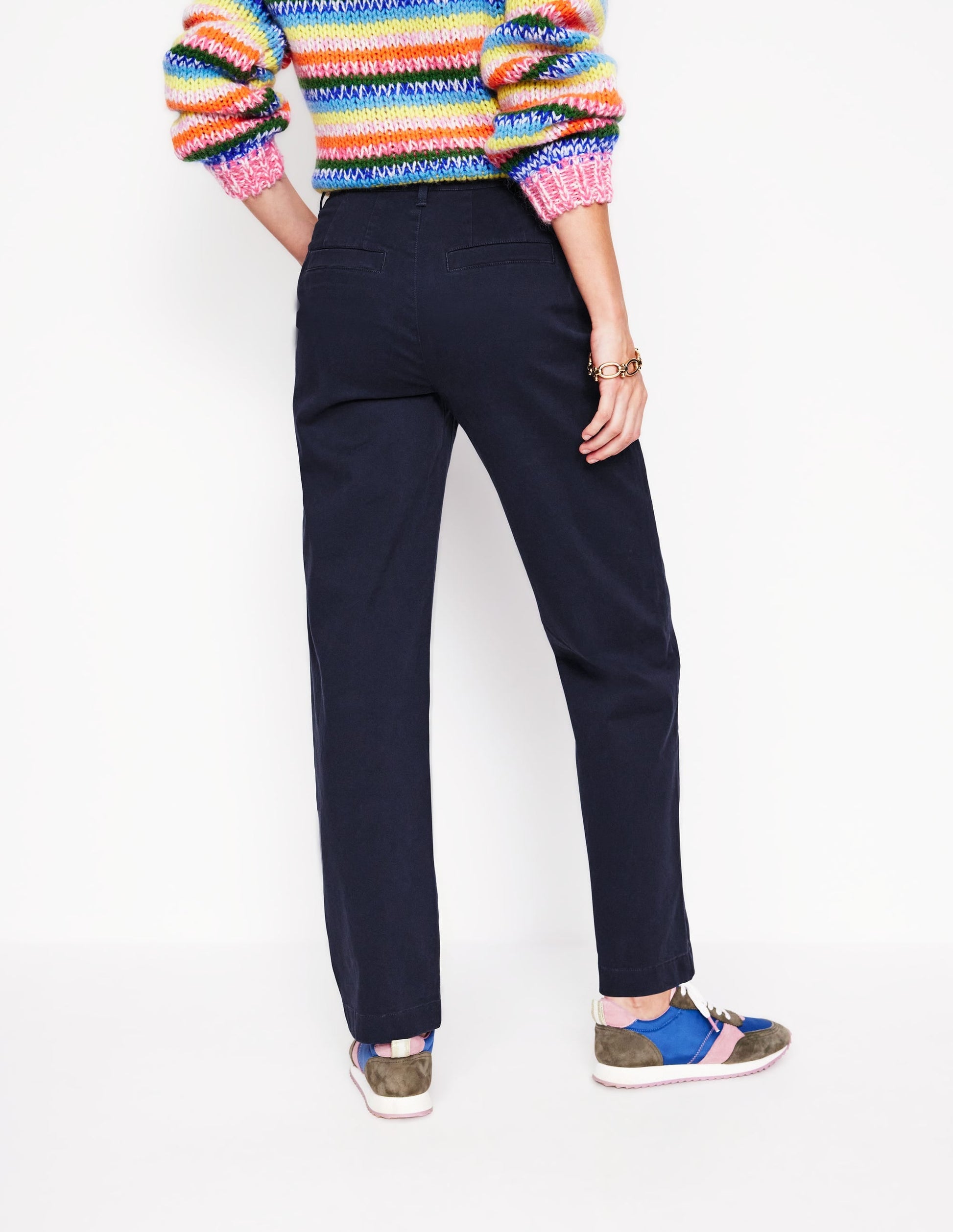 Barnsbury Chino Trousers-Navy-3