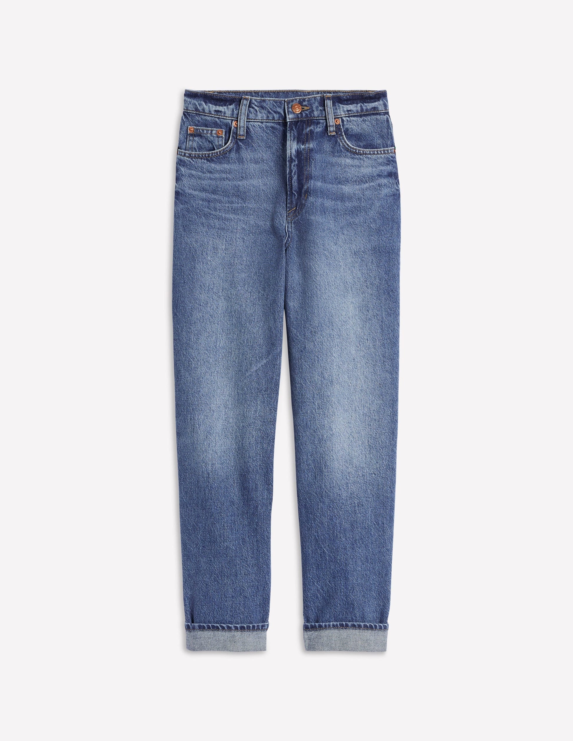 Mid Rise Relaxed Jeans-Mid Vintage-2
