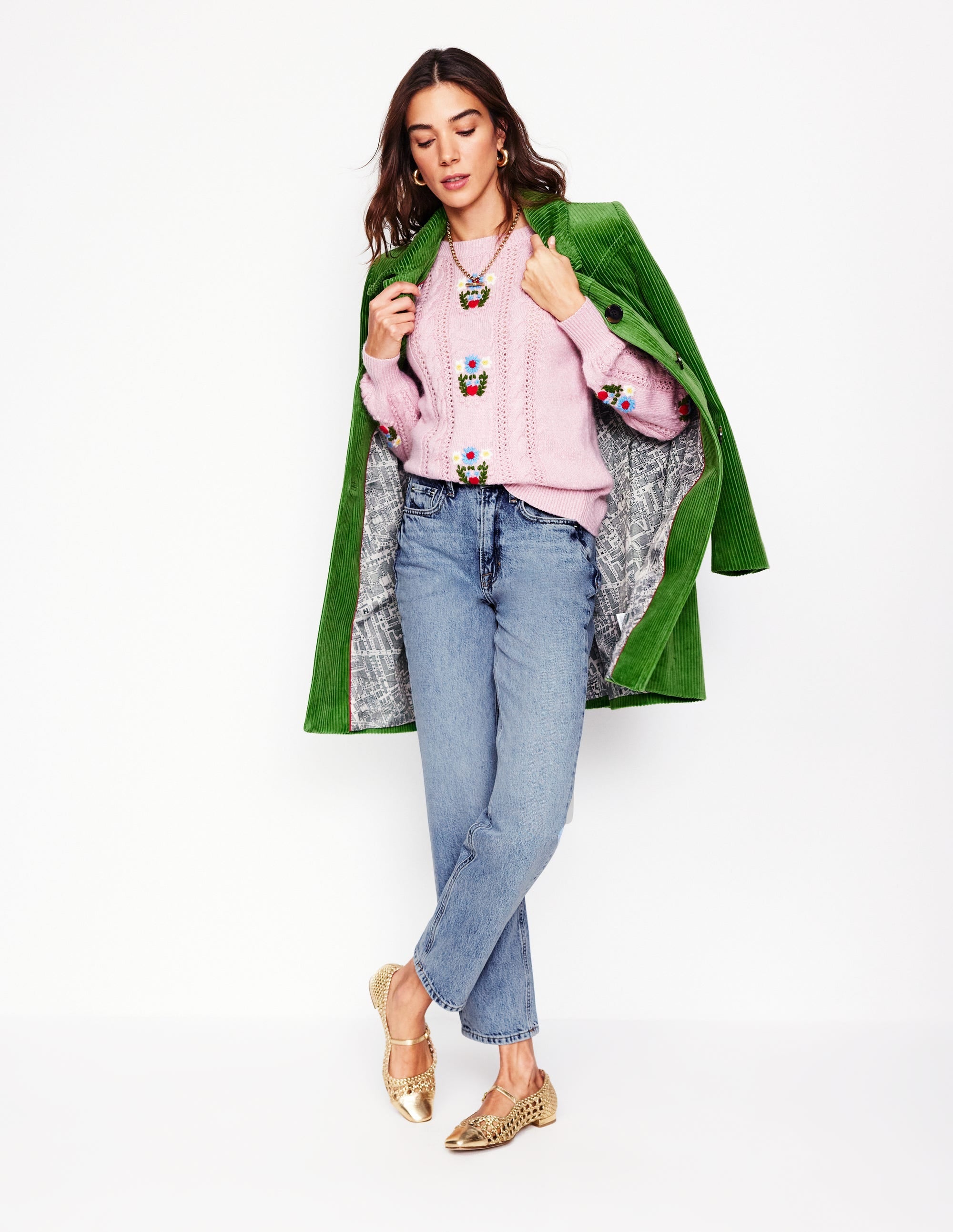 High Rise Rigid Straight Jeans-Light Vintage - Image 1